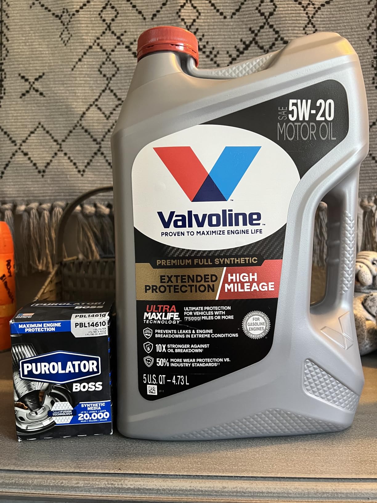 Valvoline MaxLife Extended Protection High Mileage 5W-20 Full Synthetic Motor Oil 5 Quart customer photo 2
