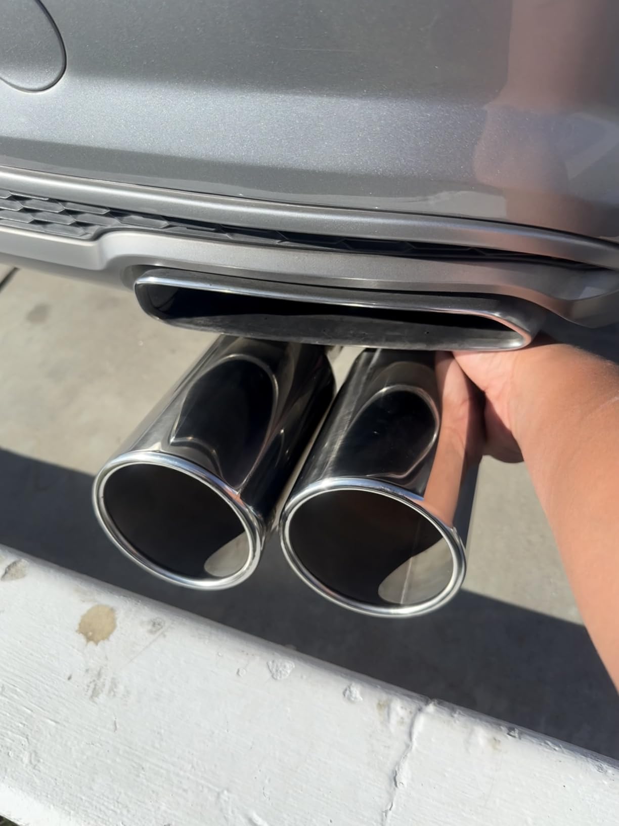 MZS Exhaust Tip, Stainless Steel 2.5