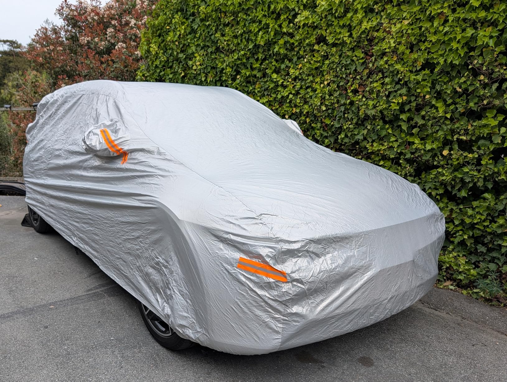 EzyShade 10-Layer Waterproof Sports Car Cover. See Vehicle Size-Chart for Accurate Fit. All Weather Outdoor Covers. Thunderbird Impala Grand Fury Classic Cars. Sun Snow Rain. Size C7 (See SizeChart) customer photo 1