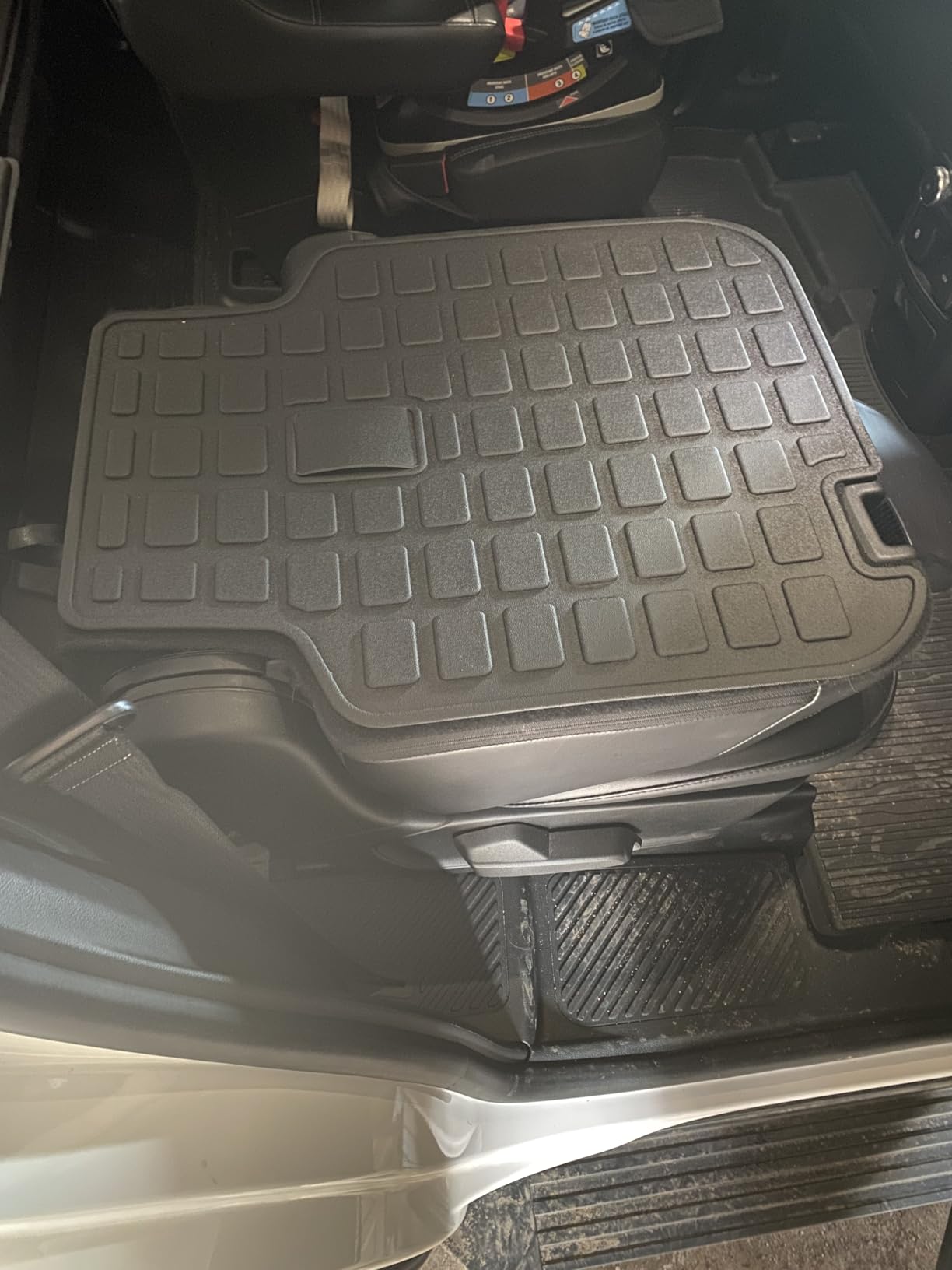 powoq 6&7 Seats Cargo Mat Compatible with 2020-2026 Ford Explorer Trunk Mat TPE Cargo Liner Trunk Liner Replacement for 2020 2021 2022 2023 2024 2025 2026 Ford Explorer Accessories customer photo 2
