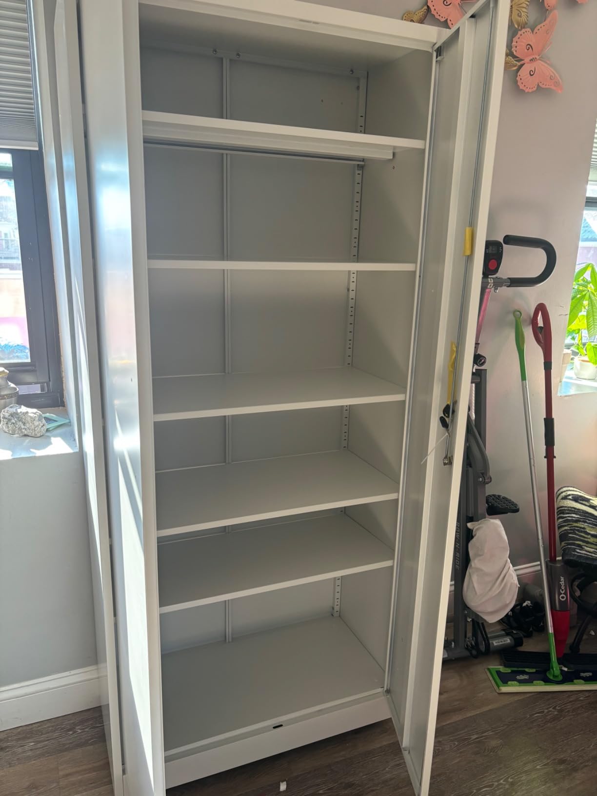 Yizosh Metal Storage Cabinet with Lock - 72