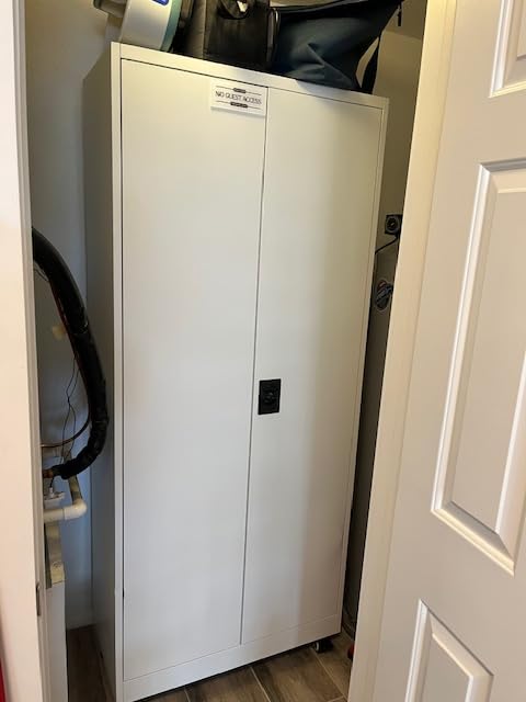 Yizosh Metal Storage Cabinet with Lock - 72