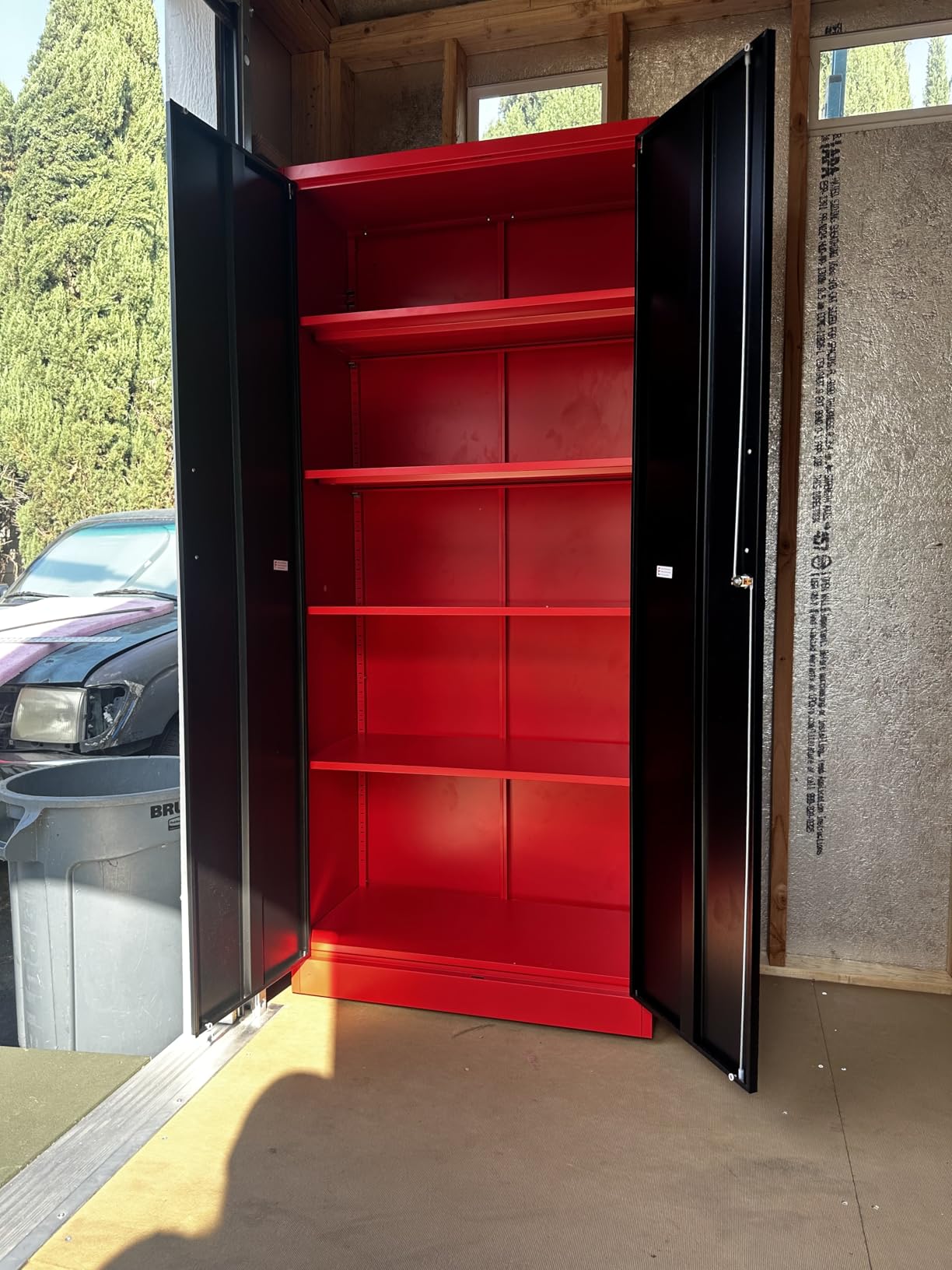 Yizosh Metal Storage Cabinet with Lock - 72