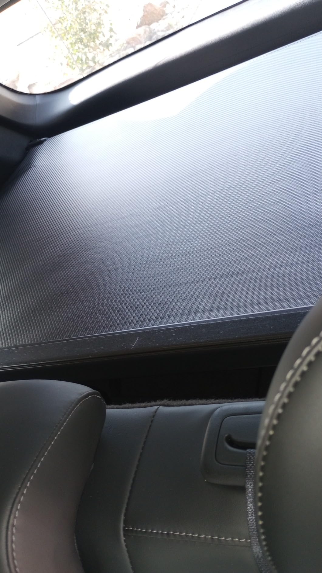 Retractable Cargo Cover for Kia Sorento 2025 2024 2023 2022 2021, Trunk Cover for 2025 2024 Sorento Security Shield Shade Cargo Cover Carbon Fiber Texture customer photo 2