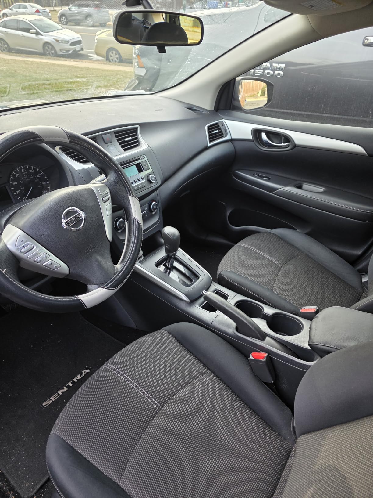 AOMSAZTO Console Covers for 2007-2011 Toyota Camry Leather Black with Black Stiches customer photo 2