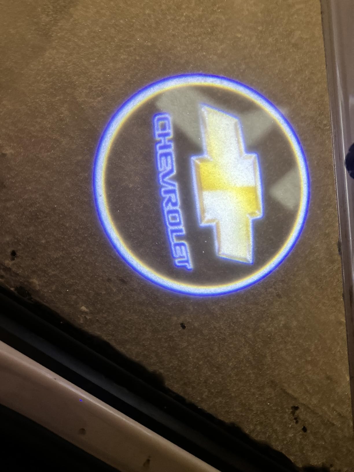 LOWEEY Car Door Lights, 2Pcs Car Door LED Logo Projector Lights, Rechargeable Wireless Car Step Courtesy Welcome Lights Shadow Ghost Lights Fit for All Cars customer photo 1