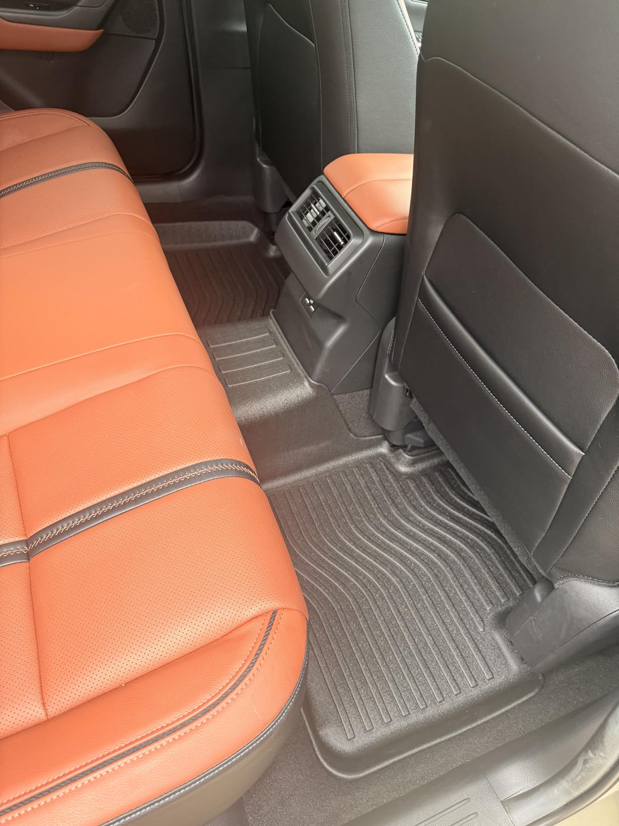 Auxko All Weather Floor Mats Fits for Mazda CX-90(Include PHEV) 2026 2025 2024 6&7 seat 3 Rows TPE Rubber Liners All Season Guard Odorless Anti-Slip Mats customer photo 2