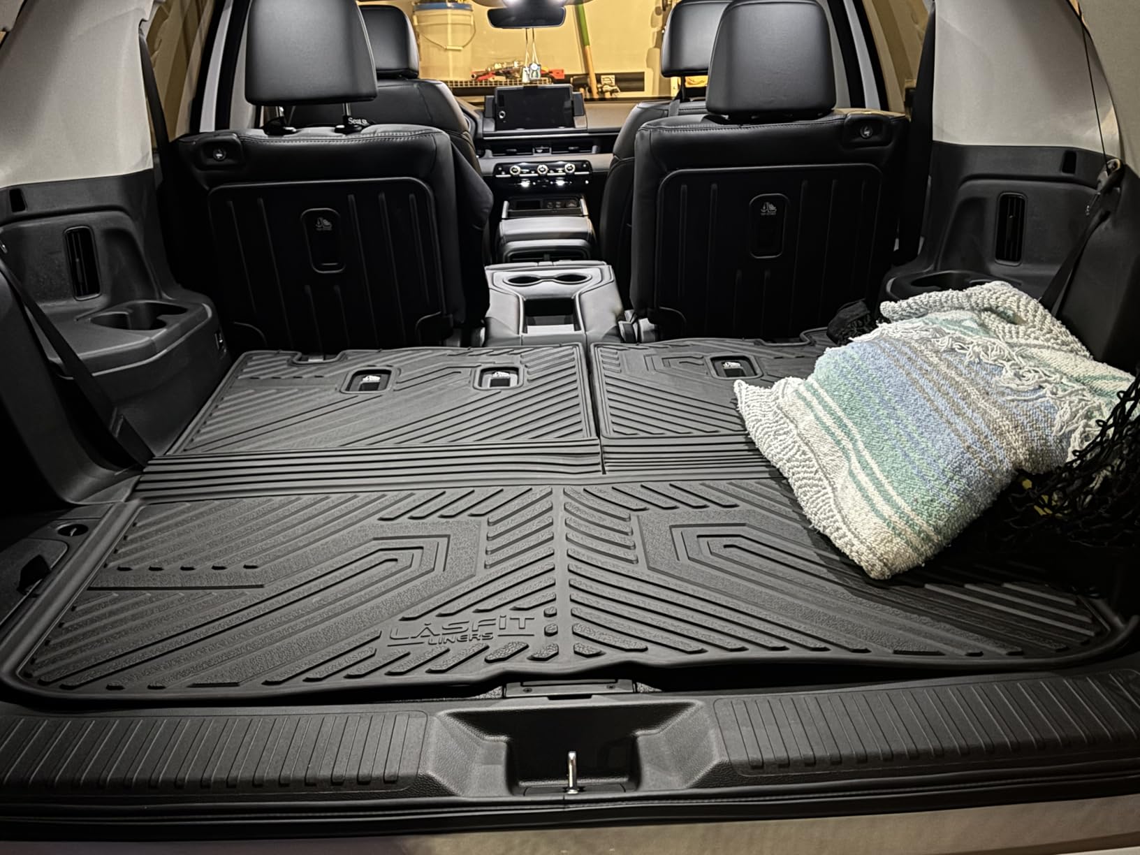 LASFIT Cargo Liner for Honda CR-V 2026 2025 2024 2023 (Gasoline & Hybrid & e:FCEV) All Weather TPE Car Trunk Mat (Upper Position), Cargo Only Black customer photo 2