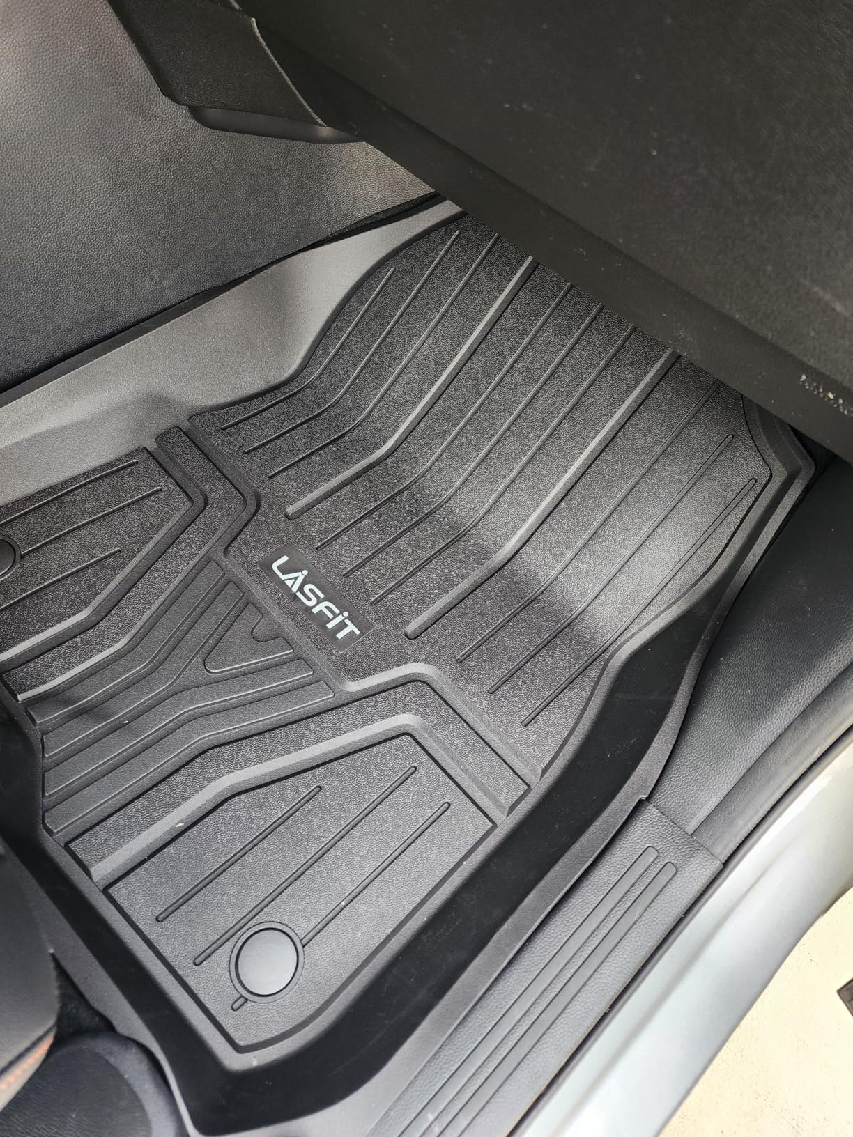 Lasfit Floor Mats for Honda CR-V 2026 2025 2024 2023 (Gasoline & Hybrid & e:FCEV), All Weather TPE Custom Fit Anti-Slip Pet Friendly Car Liners, 1st & 2nd Row Black customer photo 1