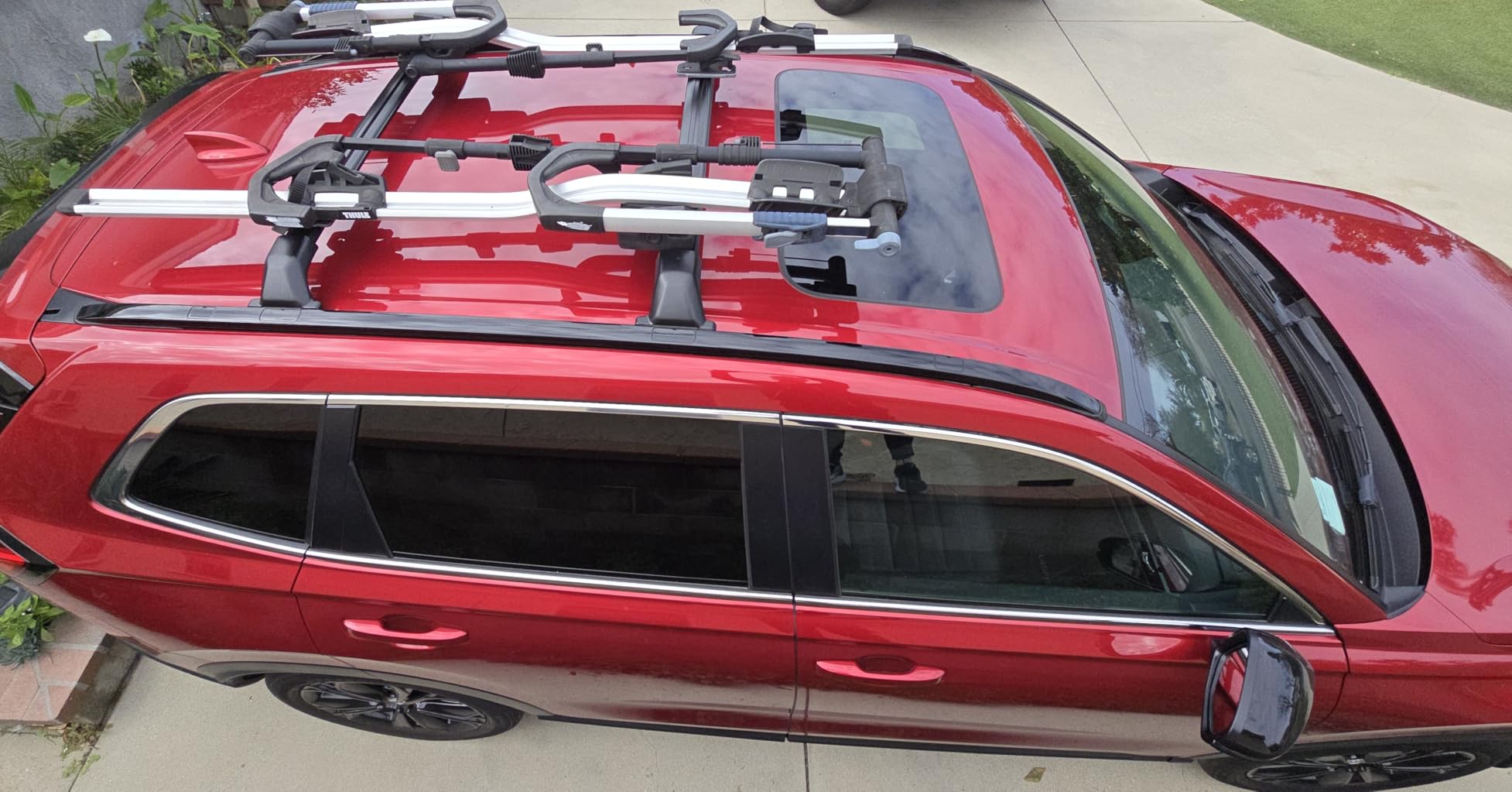 300lbs Roof Rack Cross Bars Fit for 2023 2024 2025 2026 Honda CR-V CRV & CRV Sport Hybrid, Heavy Duty All-Metal Aluminum Crossbar Luggage Racks Roof Rails Rooftop Carrier Canoe Kayak Bike customer photo 1