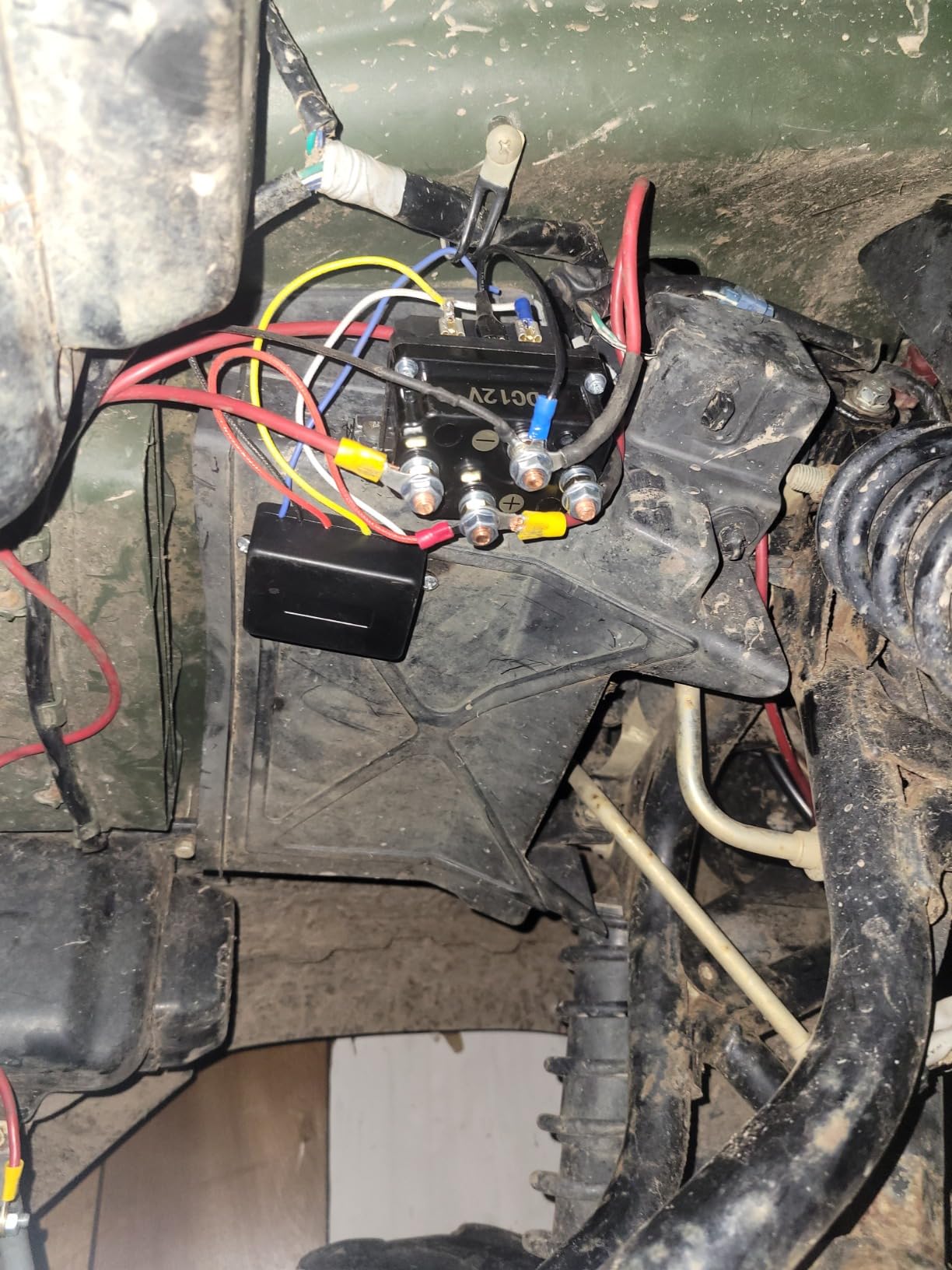 QWORK Wireless Winch Remote Control Kit, 12V 250A Winch Solenoid Relay Contactor + 12V Wireless Winchs Remote customer photo 2