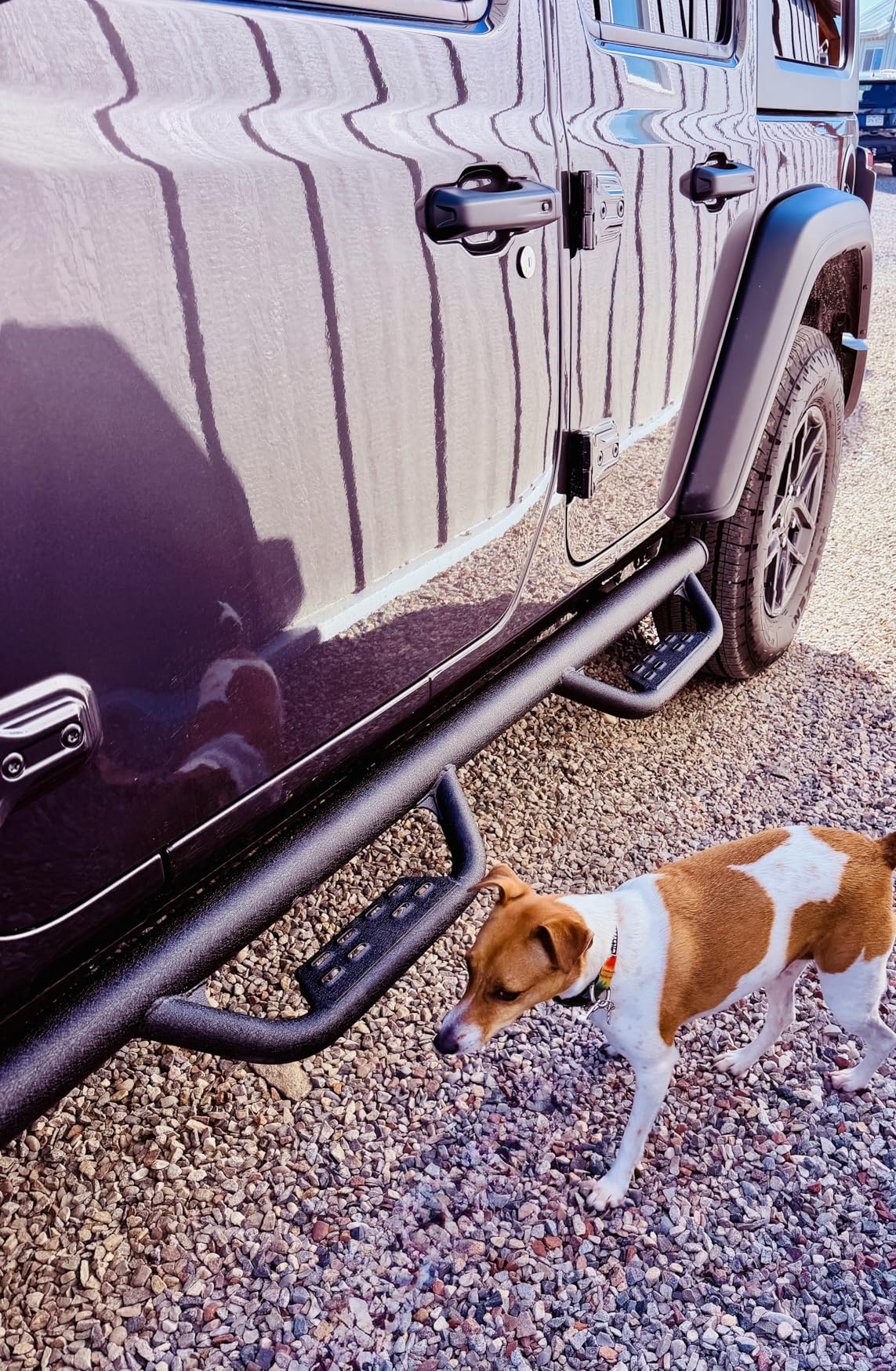 Running Boards Step Bars Compatible with 2021-2026 Ford Bronco 4 Door SUV. Black Side Steps Step Bars Rock Sliders. Truck Running Boards Made with Carbon Steel customer photo 1