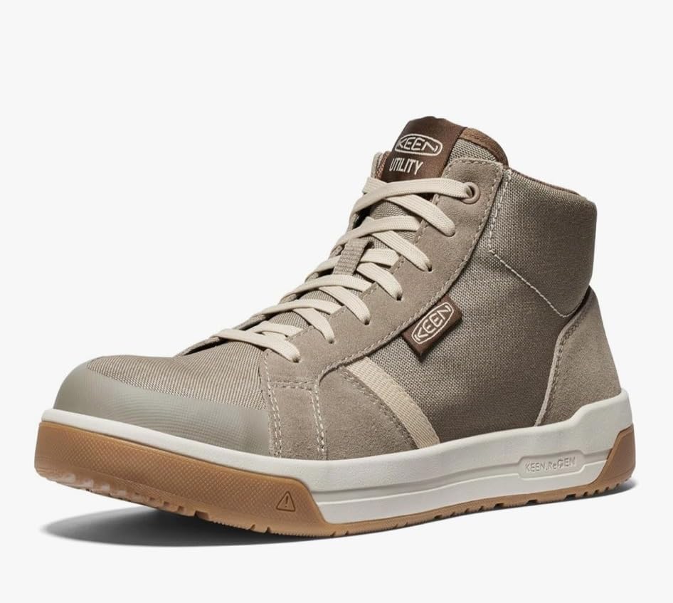 KEEN Utility Men's Kenton Mid Top Composite Toe Breathable Work Sneakers customer photo 1