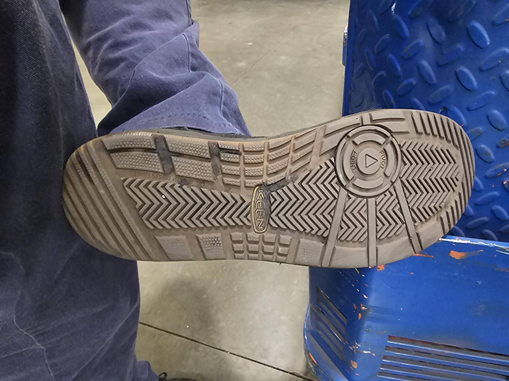 KEEN Utility Men's Kenton Mid Top Composite Toe Breathable Work Sneakers customer photo 2