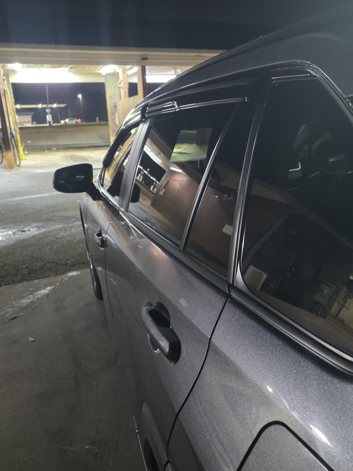 Window Visors Rain Guards FIT 2018, 2019, 2020, 2021, 2022, 2023 Hyundai Kona SE, SEL, Plus, Night, Limited, Ultimate - Side Window Deflectors Vent Shades Sun/Rain Guards 4PCS customer photo 2