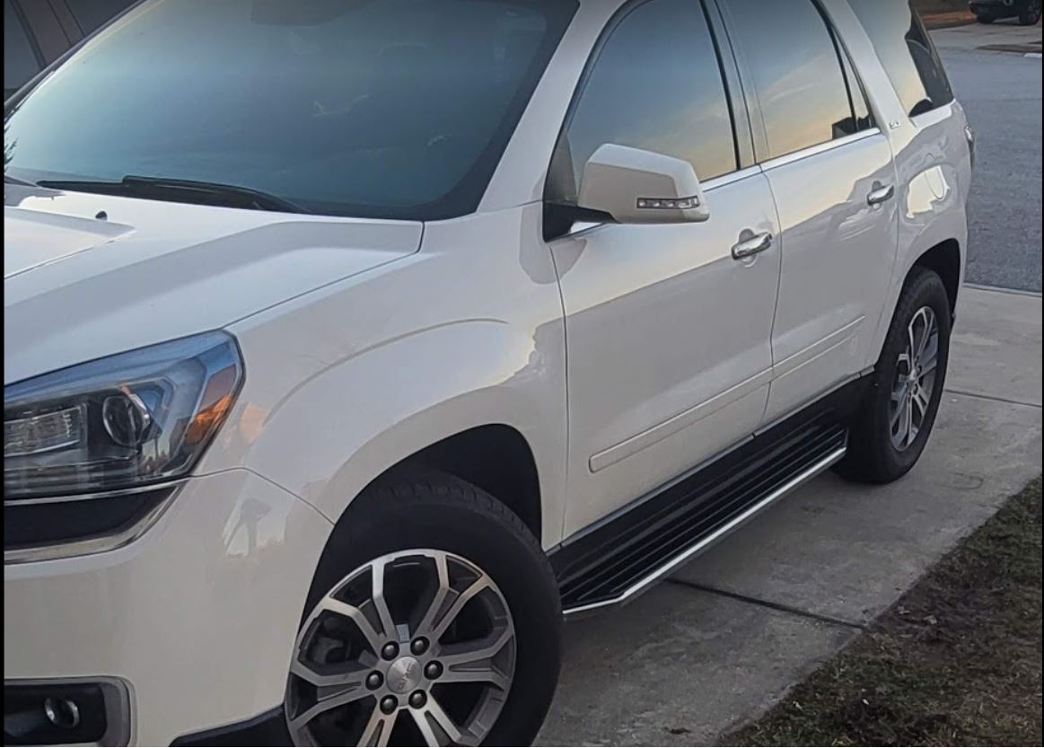 TAC Cobra Running Boards Compatible with 2007-2017 Chevy Traverse| 2007-2016 GMC Acadia| 2017 Acadia Limited(Exclude. Denali) | 2007-2009 Enclave Aluminum Black Off-Road SUV Exterior Accessories customer photo 2