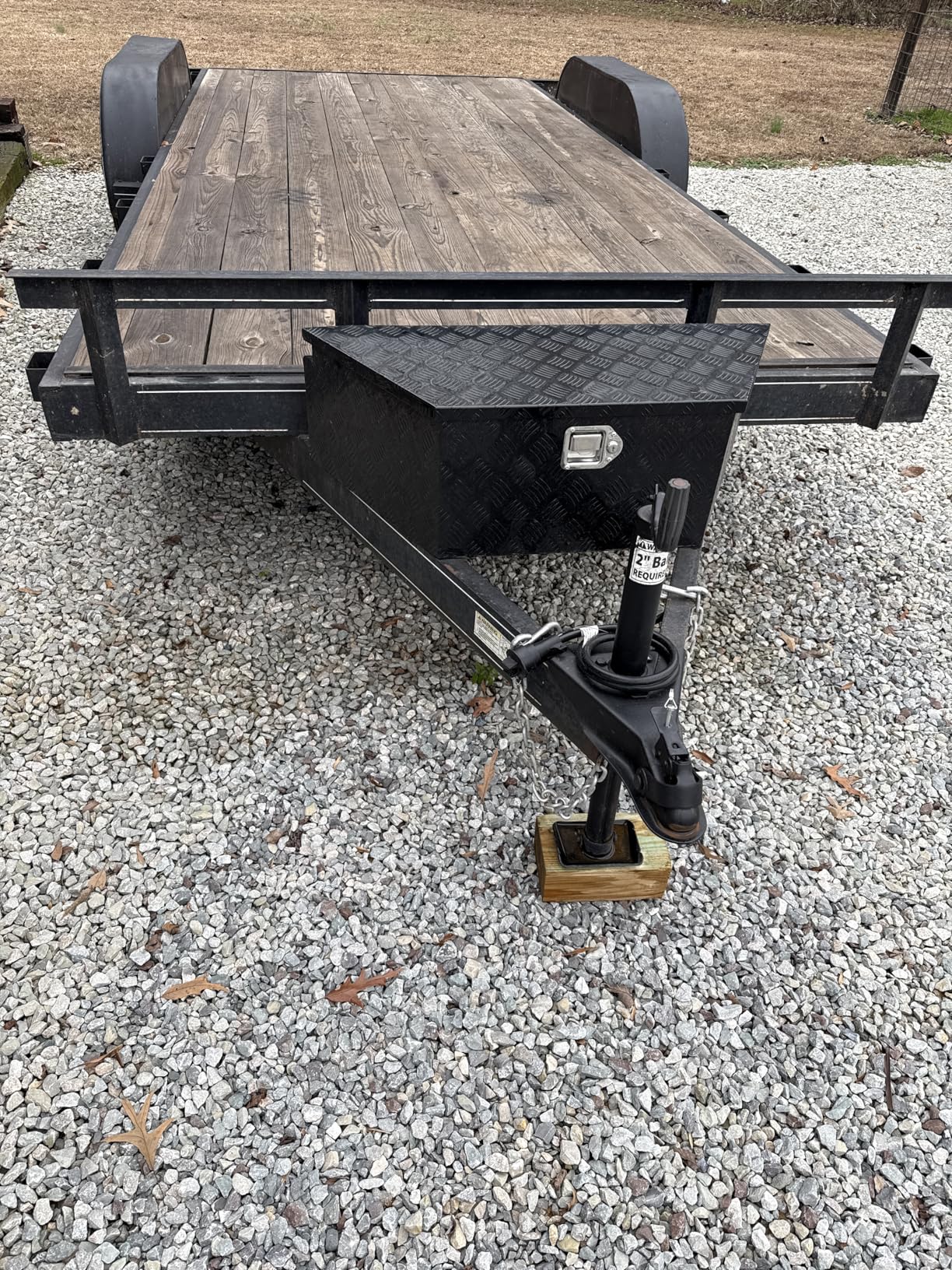 VEVOR Trailer Tongue Box, Heavy Duty Aluminum, 39 x 16.5 x 12, Black customer photo 1