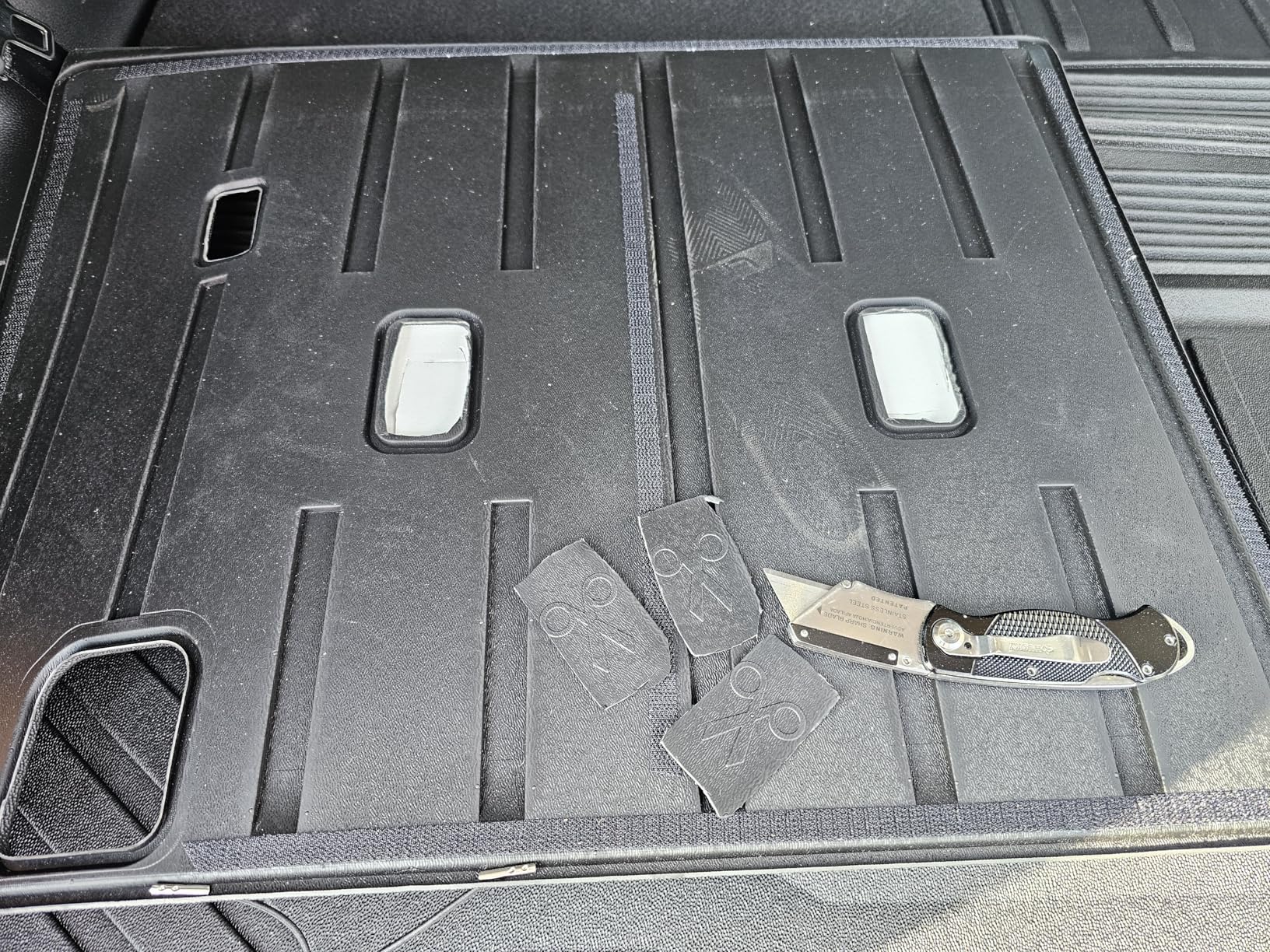 Auxko All Weather Cargo Liner Fit for Honda CR-V(Include Hybrid) 2023 2024 2025 2026 Upper Position TPE Rubber Trunk Mat CRV Accessories All Season Guard Odorless Anti-Slip Cargo Mat Black customer photo 2