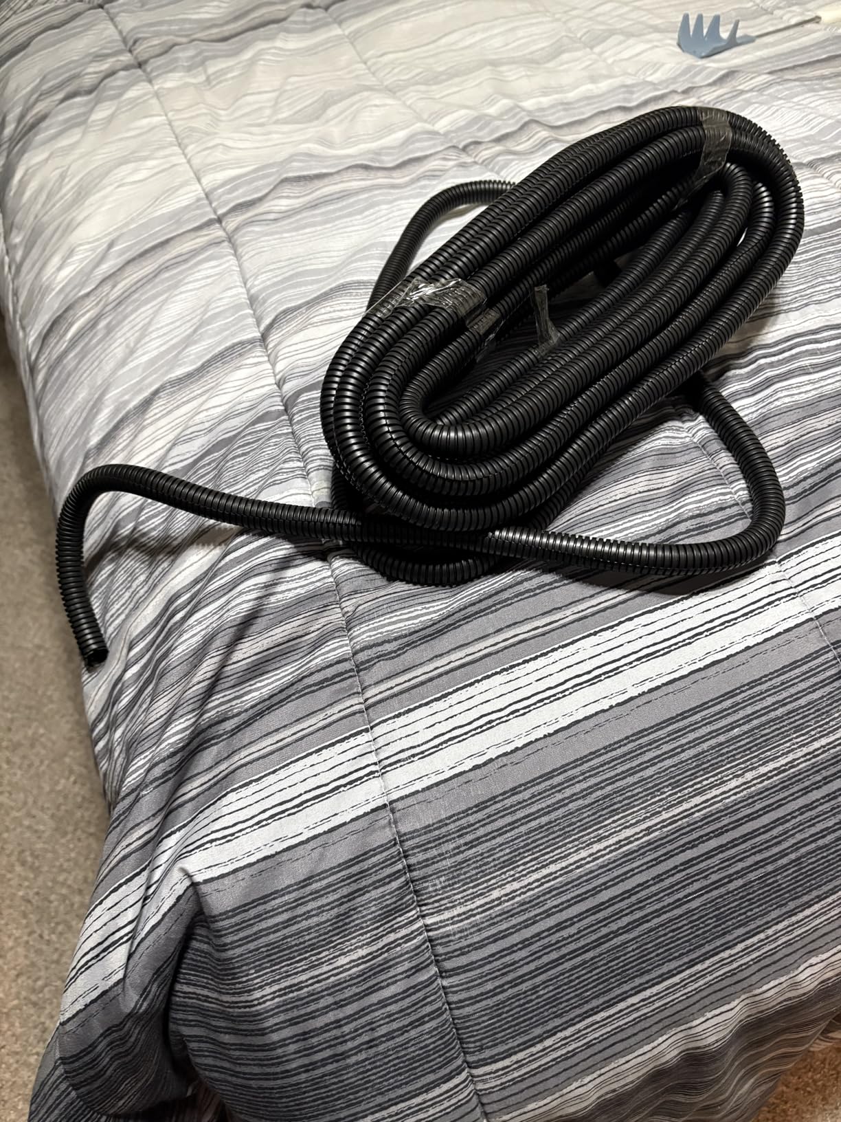 Kanayu Split Wire Loom Tubing Flame Retardant Wire Covering High Temperature Cable Sleeves Split Protector Cable Conduit for Industrial Electrical Automotive Marine(1/2''-100 ft,Black) customer photo 1