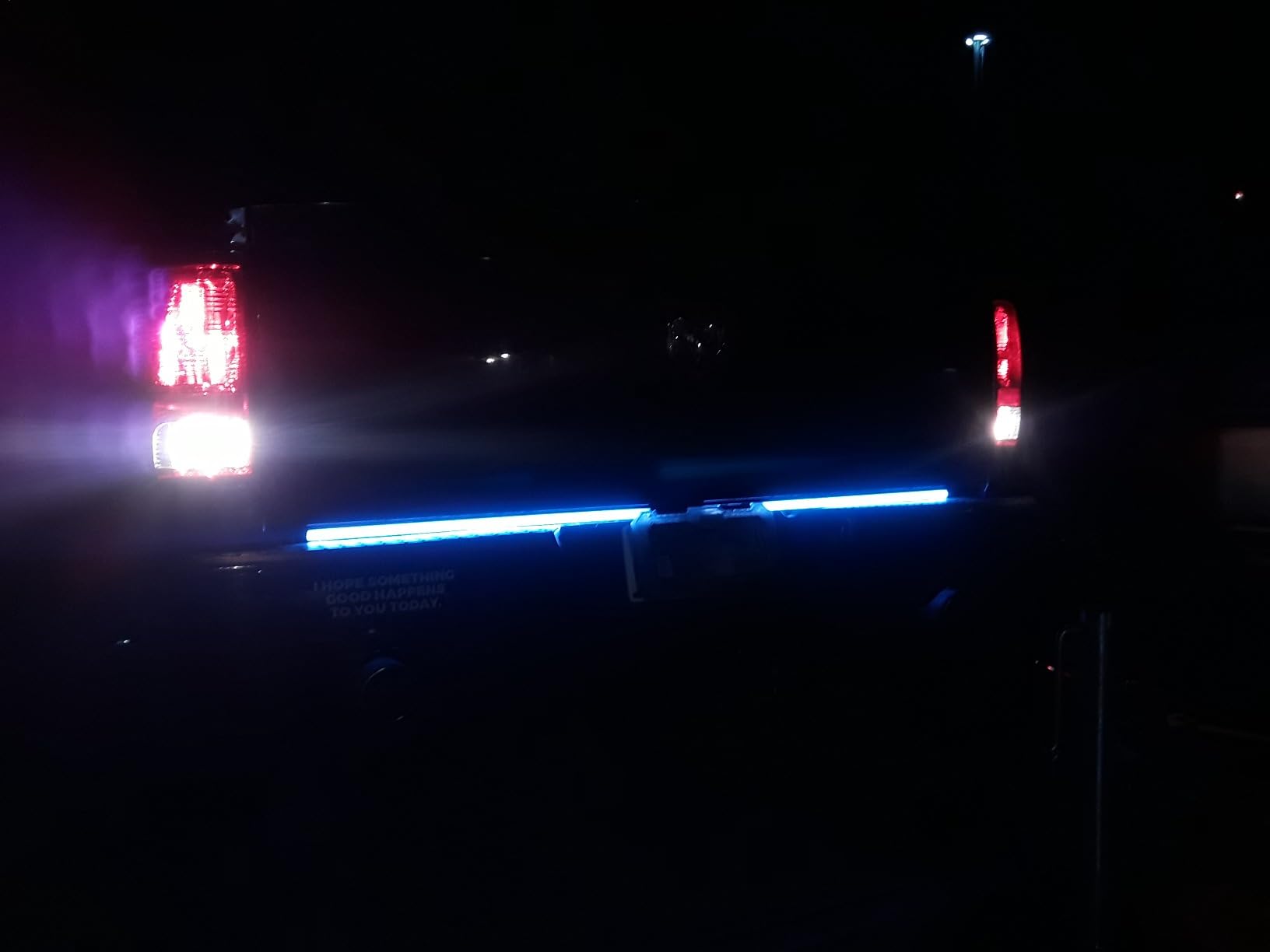 True Mods 60 Inch Smoked LED Tailgate Light Bar Strip for Pickup Truck Trailer Vehicle [Rigid Aluminum] [Ignition Sequence] [Sequential Turn Signal] Rear TBT Running Brake Reverse Tail Gate Lightbar customer photo 2