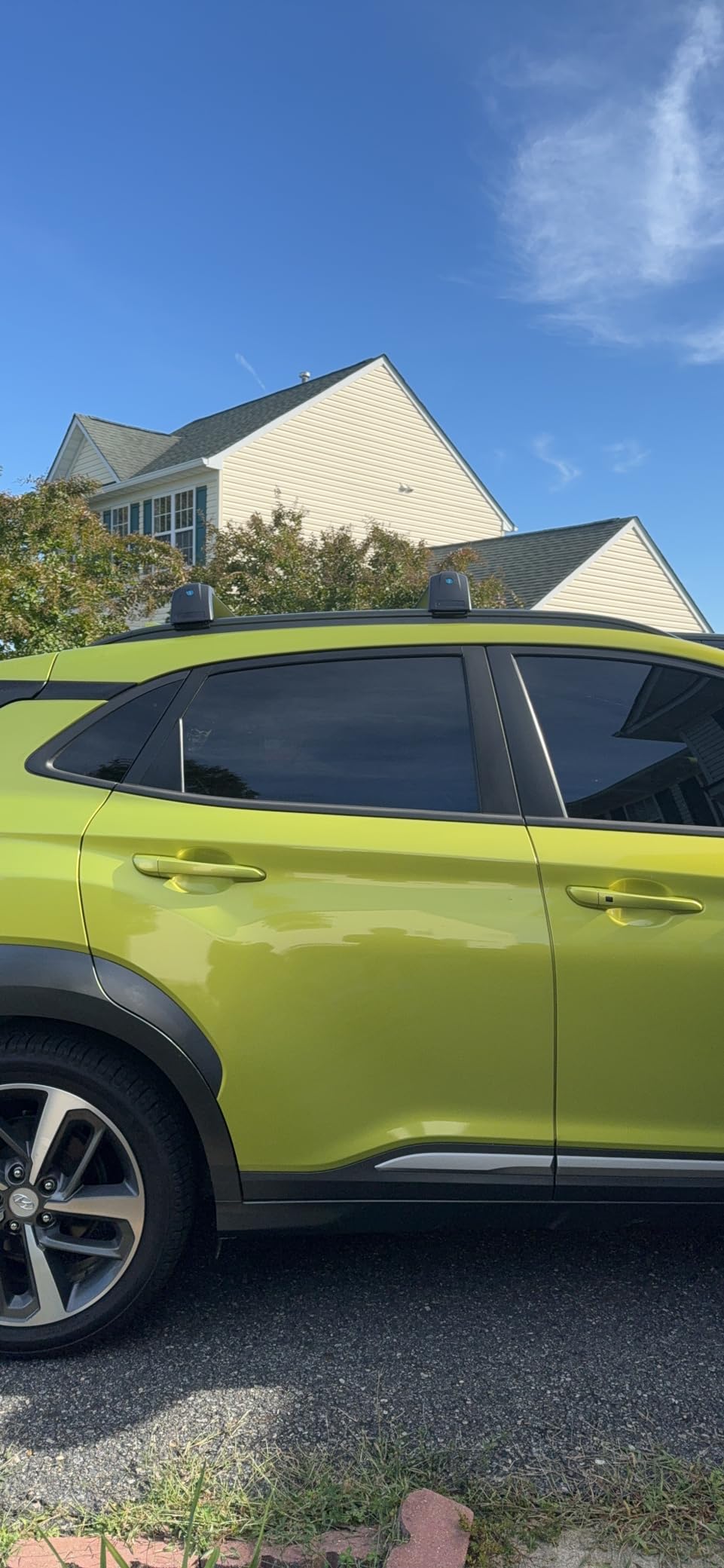 OCPTY Roof Rack Cross Bars Fit for Hyundai Kona 2018 2019 2020 2021 2022 Luggage Racks Rooftop Cargo Carrier Bag Luggage Kayak Canoe Bike Snowboard Skiboard customer photo 1