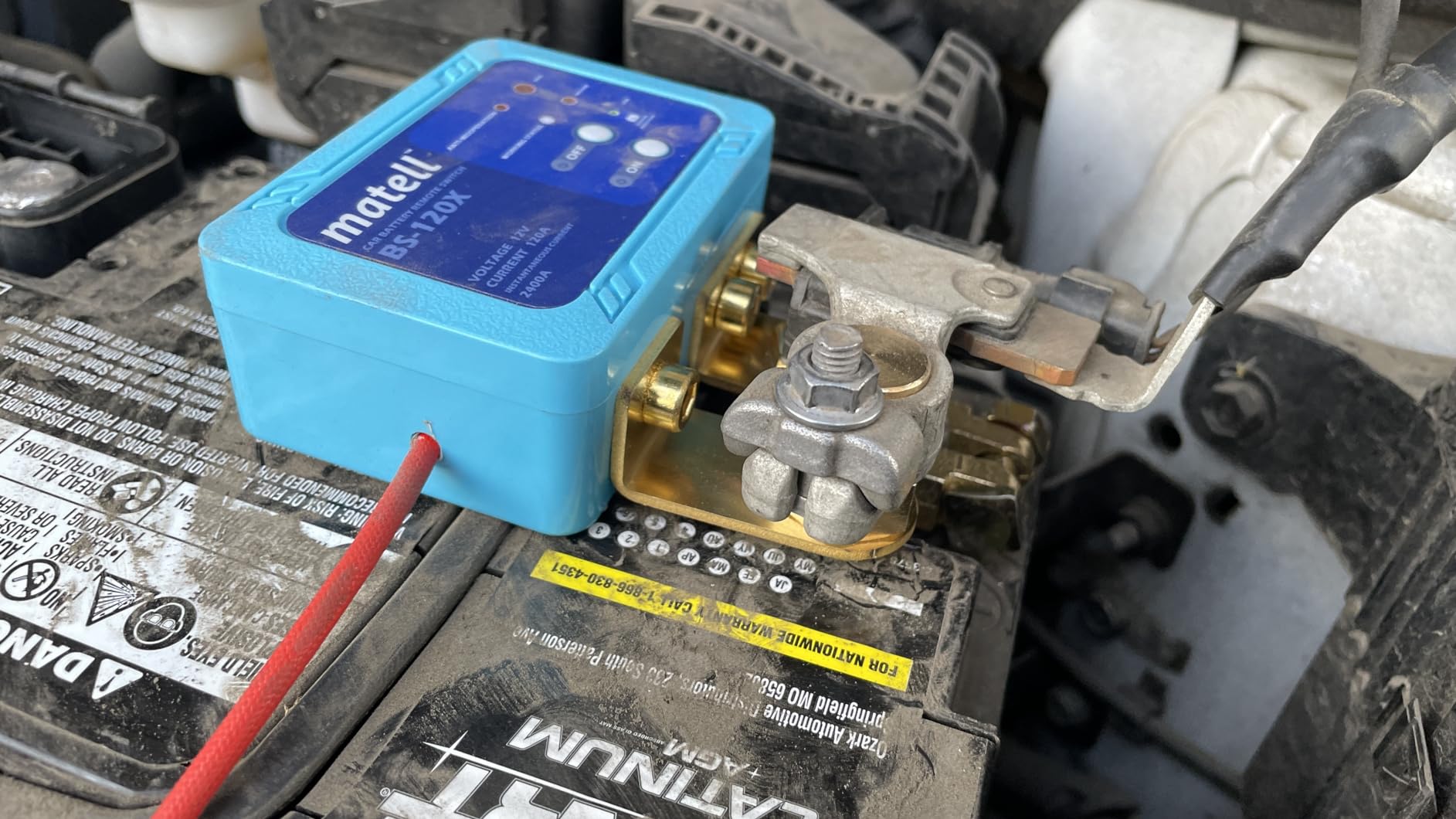 matell DC 12V Battery Disconnect Switch Smart Voltage Control &Anti Theft Shut Off, Remote Control+Anti-Misoperation + Leakage Protection, Pure Copper Contacts,Suitable for Mainstream 12V Vehicles customer photo 2