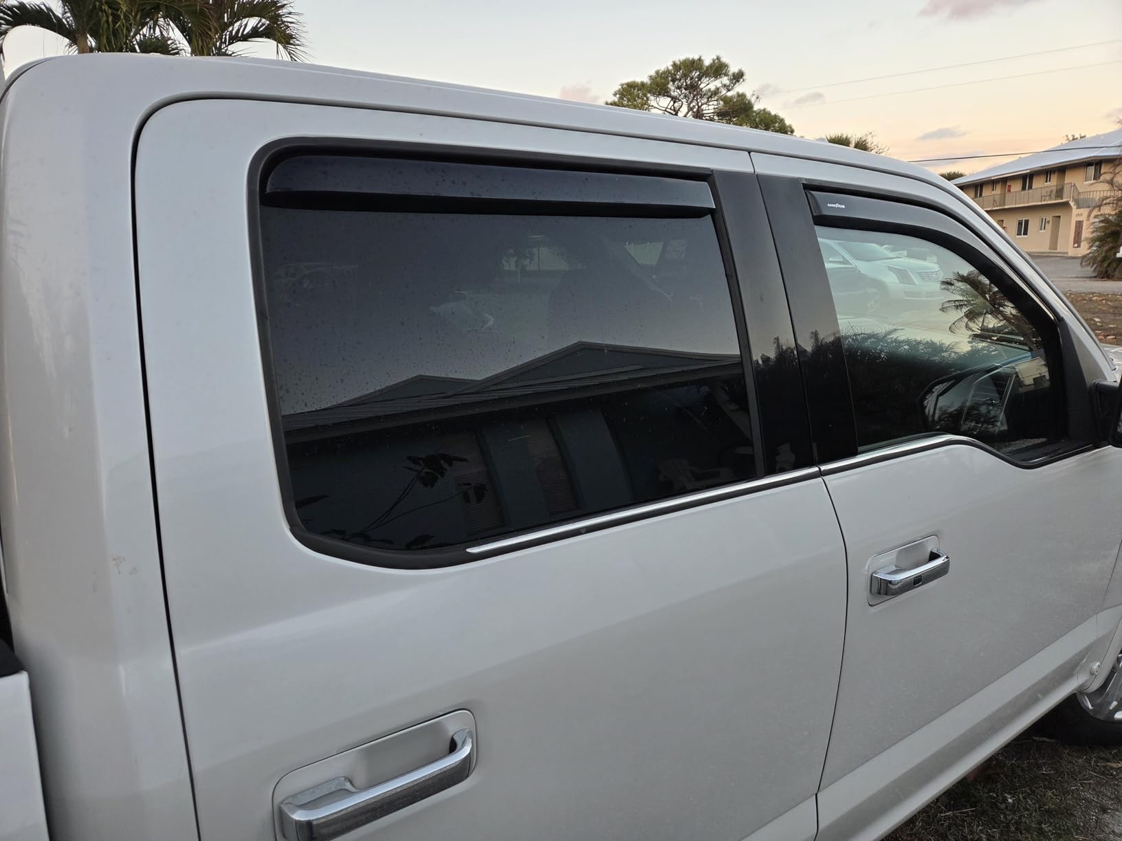 Goodyear Shatterproof in-Channel Window Deflectors for Volkswagen Taos 2022-2026, Rain Guards, Window Visors for Cars, Vent Deflector, Car Accessories, 4 pcs - GY007938 customer photo 1