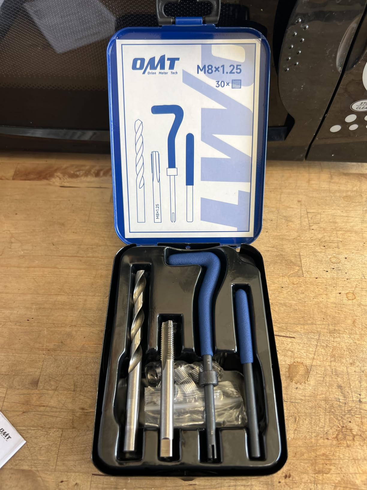 Orion Motor Tech 172pc Thread Repair Kit, Metric Helicoil Repair Kit with HSS Drill Bits Taps Inserts Breakoff Installation Tools, Auto Rethreading Restorer Tool Kit in M5 M6 M8 M10 M12 Sizes customer photo 1