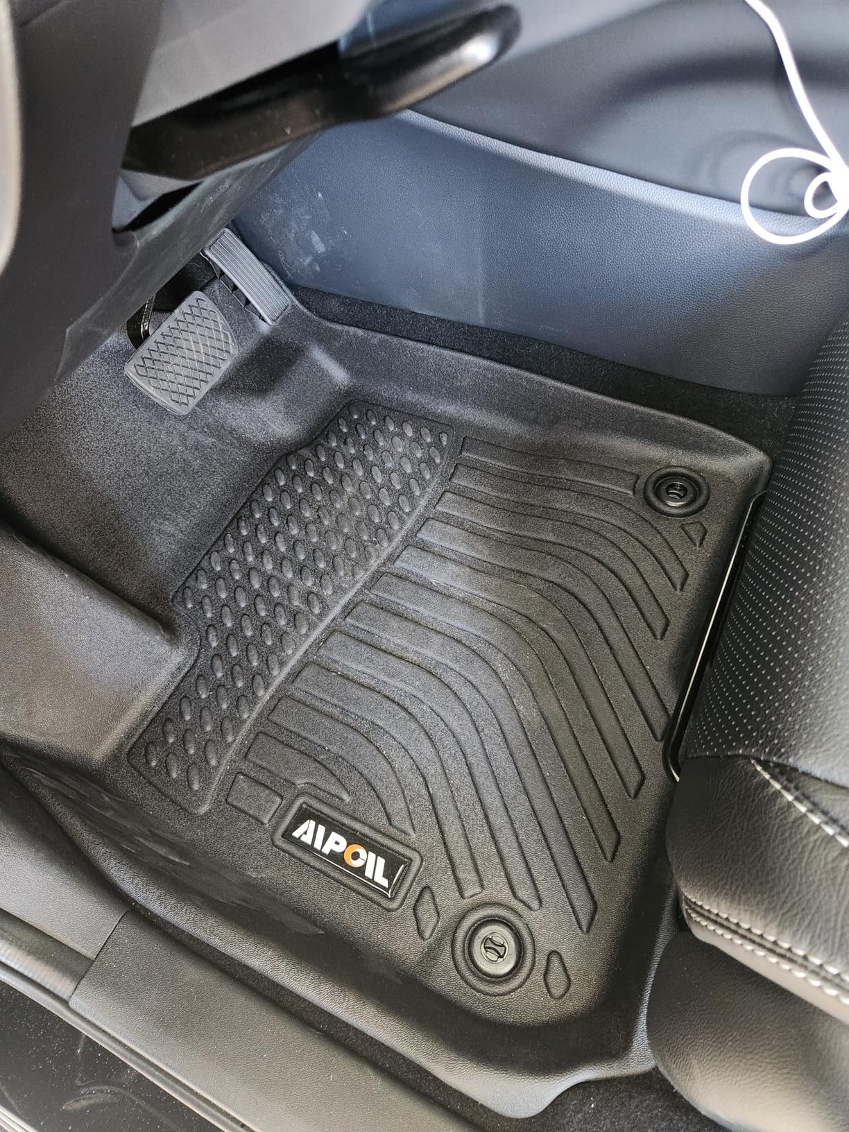 AIPOIL Floor Mats & Cargo Liner Set for 2024-2025 2026 Mazda CX90 & CX90 PHEV (7 Passengers) TPE All Weather Protection All Weather Protection Full Set Custom Car Mats Accessories - Black customer photo 2