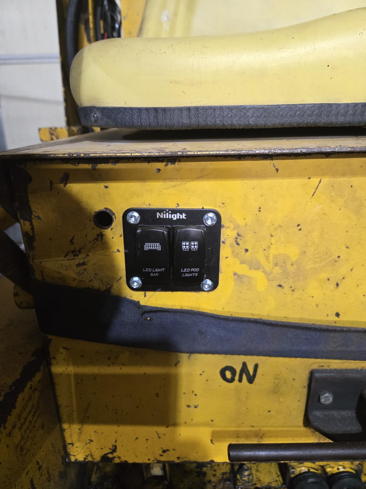 Nilight 16AWG LED Light Bar Wiring Harness Kit 12V On/Off 2 Gang Rocker Switch Panel Power Relay Blade Fuse 5Pin Toggle Switches for Cars Boat ATV Trucks-4 Leads customer photo 2