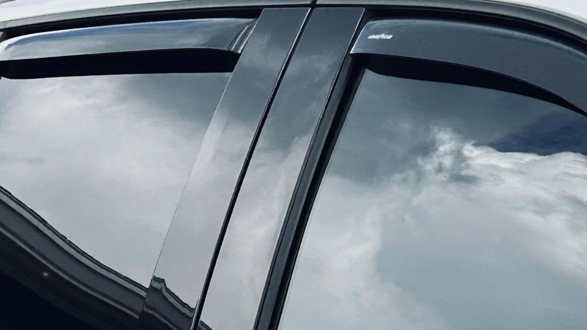 Goodyear Shatterproof in-Channel Window Deflectors for Kia Seltos 2021-2026, Rain Guards, Window Visors for Cars, Vent Deflector, Car Accessories, 4 pcs - GY007951 customer photo 2