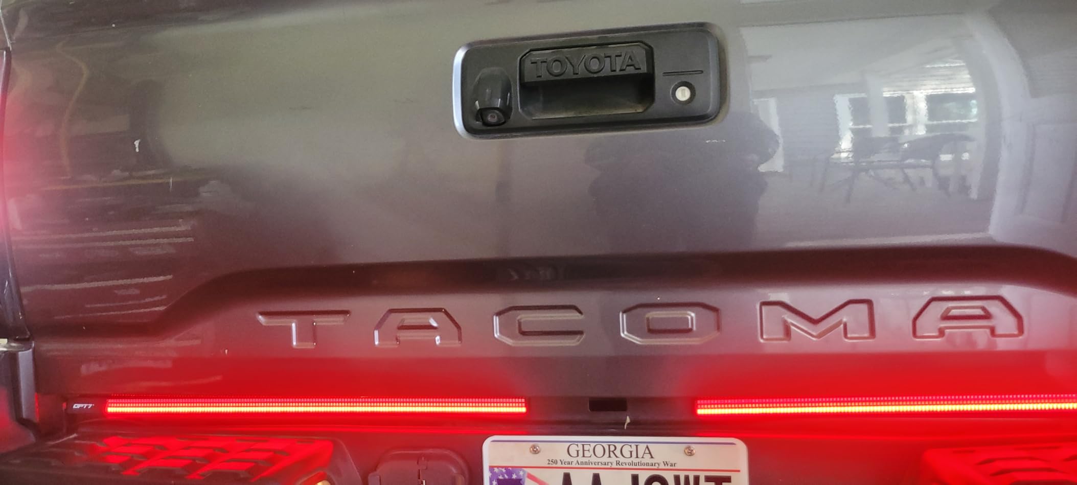 OPT7 Redline Parlux Tailgate Light Bar for Tacoma w/Sequential Amber Turn - Rigid 2-Piece Aluminum Triple Row LED Strip, Truck Dynamic Taillight w/Ignition Sequence - Fits 2007-2023 Tacoma 2nd/3rd Gen customer photo 1
