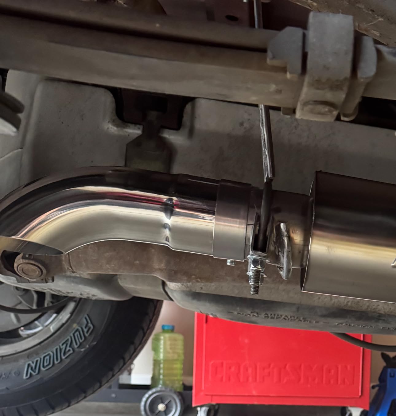 2.5 Inch Inlet Turn Down Exhaust Tip, 2.5