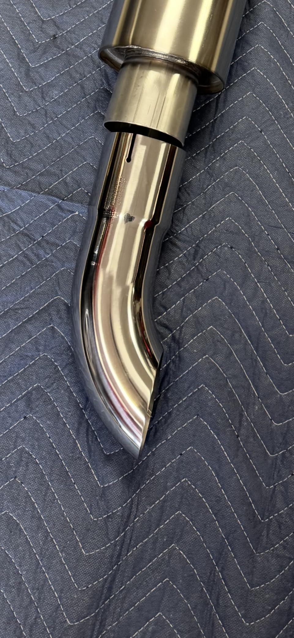2.75 Inch Inlet Turn Down Exhaust Tip, 2.75