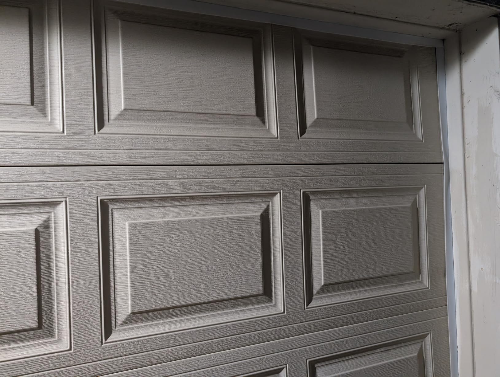 Garage Door Seal Top and Sides, 40 FT Universal TPE Weather Stripping Garage Door Trim Seal Weatherproofing Garage Door Seals with Nails and Lids in White customer photo 1