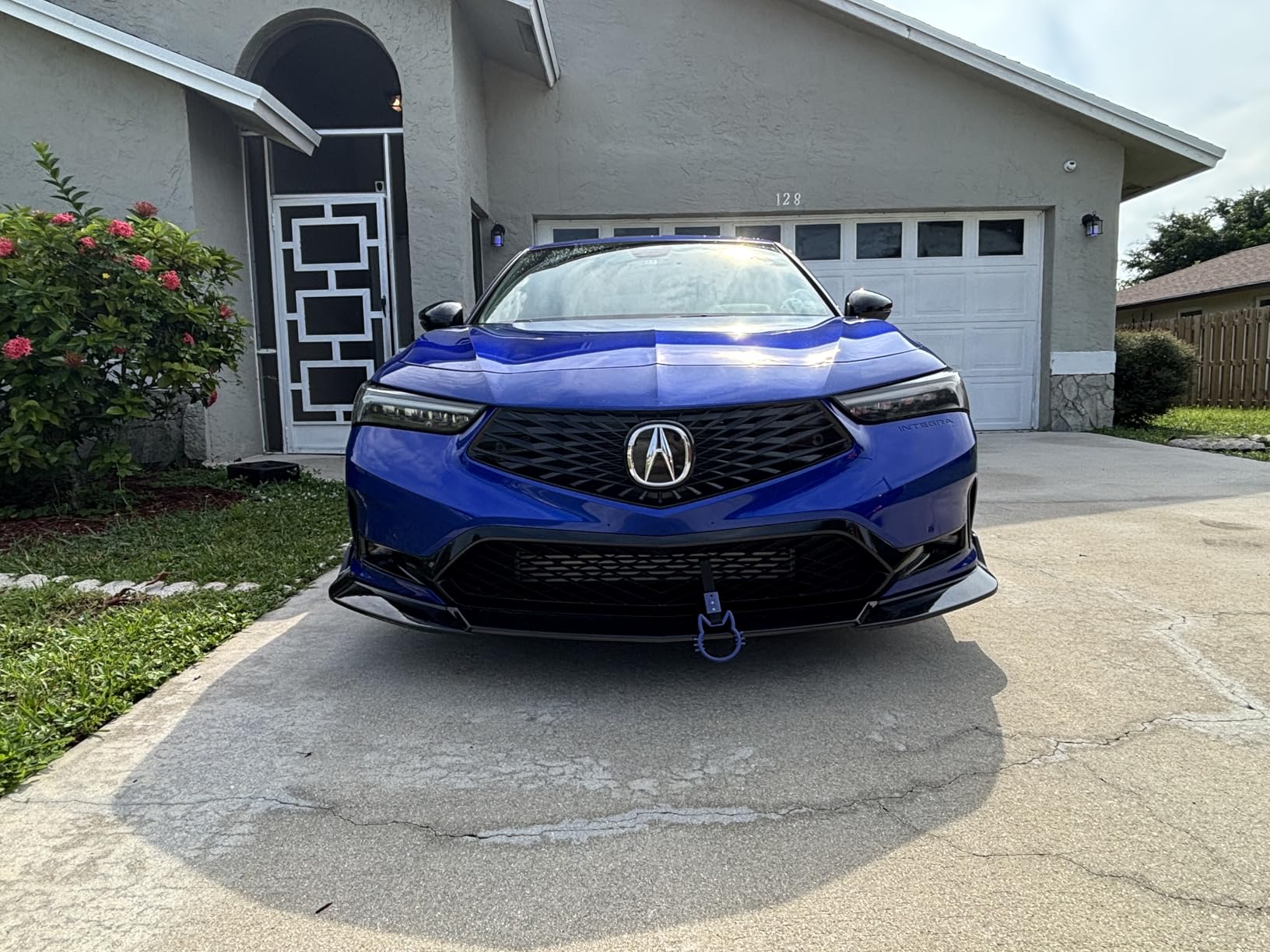 Q1-TECH, Front Bumper Lip fit for Compatible with 2023-2025 Acura Integra Hatchback Base Model, Front Lip Spoiler Body Splitter, Painted Black ABS customer photo 1