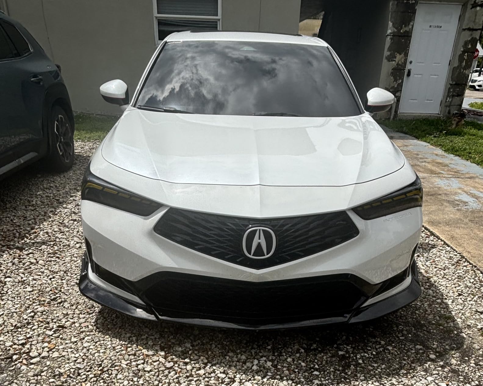 Q1-TECH, Front Bumper Lip fit for Compatible with 2023-2025 Acura Integra Hatchback Base Model, Front Lip Spoiler Body Splitter, Painted Black ABS customer photo 2