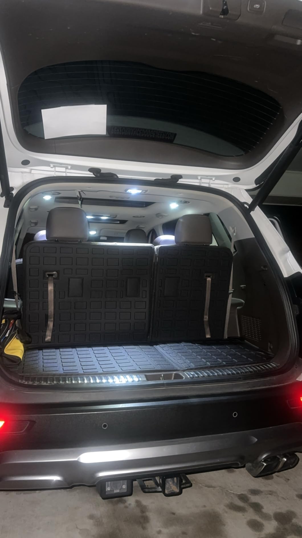 Rongtaod Cargo Mat Compatible with 2020-2025 Kia Telluride Cargo Liner Trunk Mat TPE All Weather Back Seat Cover Protector customer photo 1