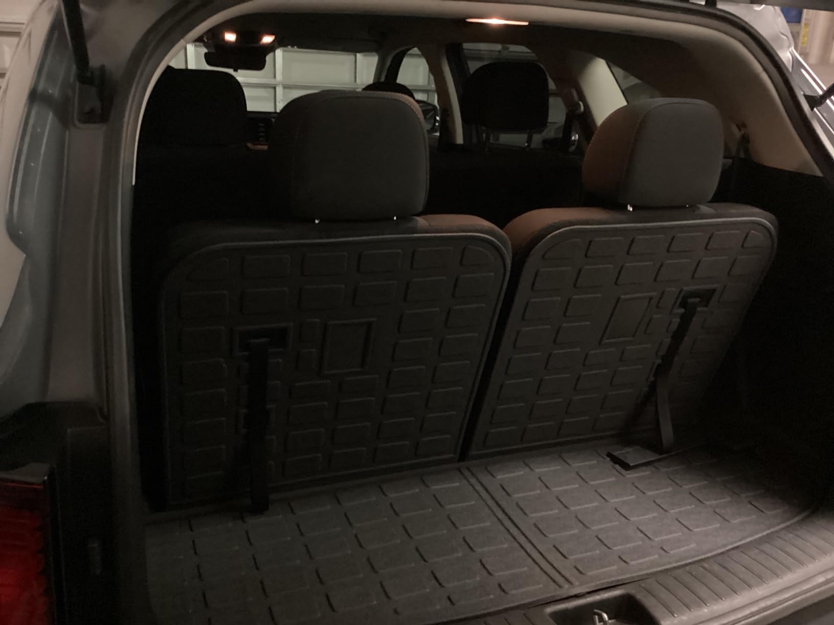 Rongtaod Cargo Mat Compatible with 2021-2025 2026 Kia Sorento Cargo Liner Trunk Mat TPE All Weather Back Seat Cover Protector 2024 Sorento Accessories (Trunk Mat with Backrest Mat) customer photo 2