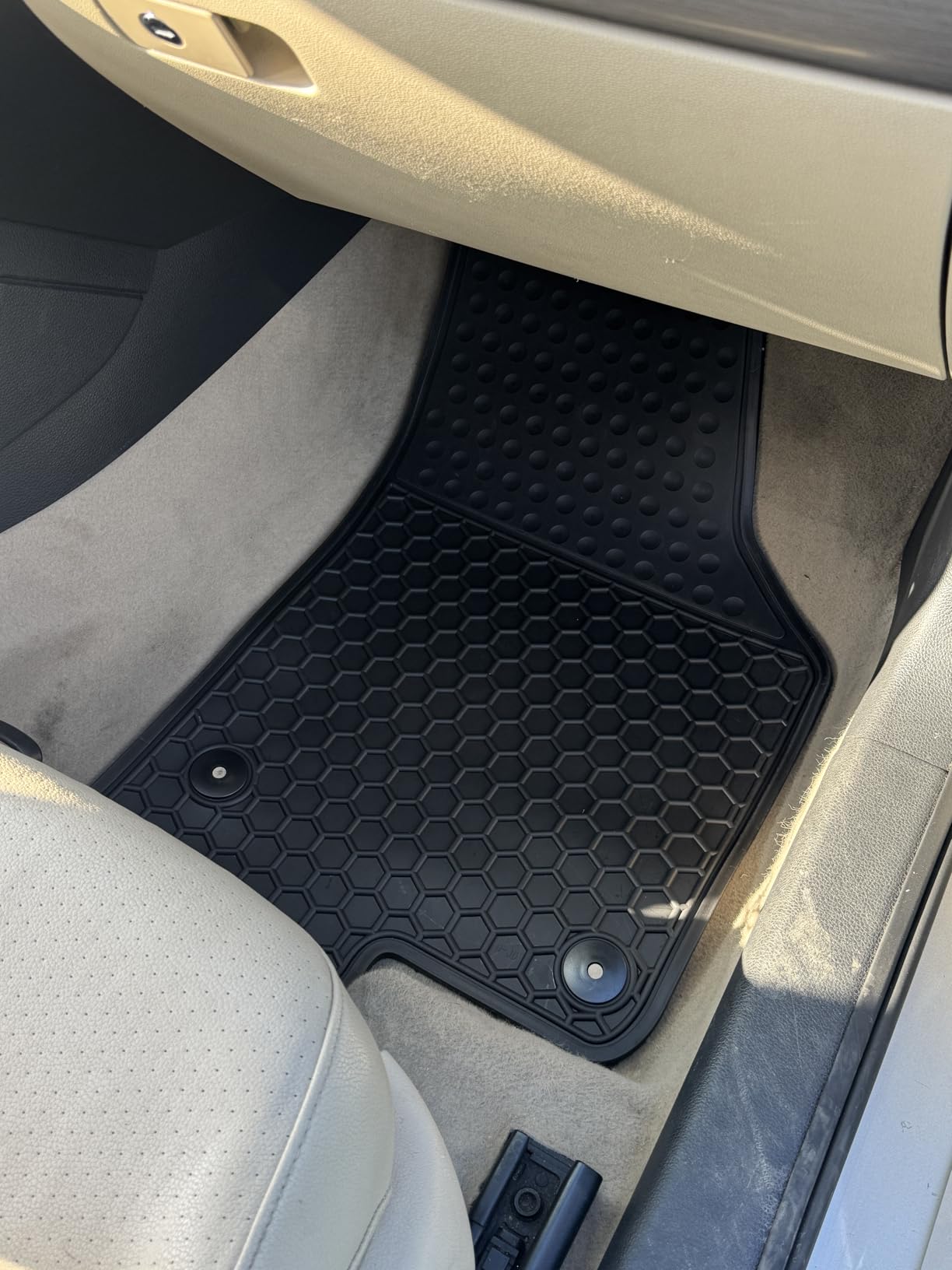 Car Floor Mats Custom Fit for Volkswagen VW ID.4 2021-2025 2026 Black Rubber Auto Liner Mats All Weather Protection Heavy Duty Odorless customer photo 2