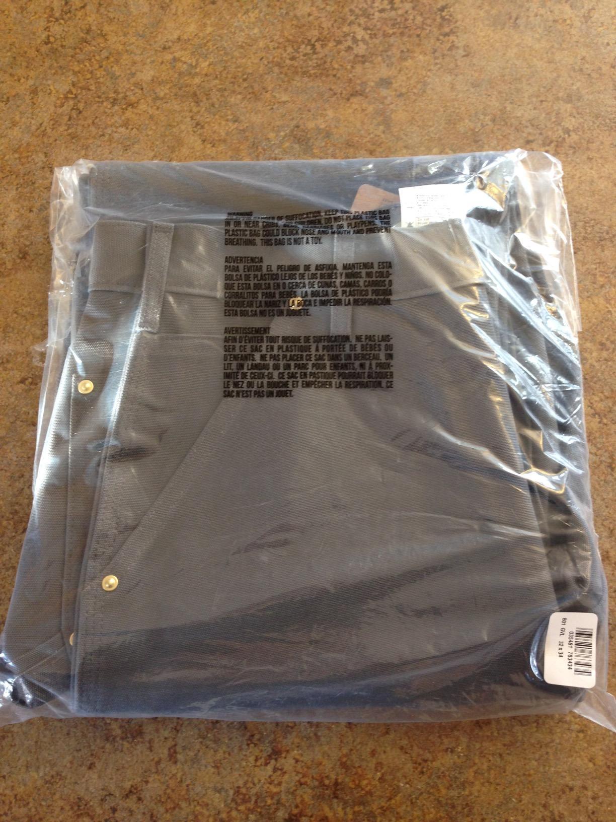 Carhartt Men's Iconic B01 Firm Duck Double-Front Dungaree customer photo 1