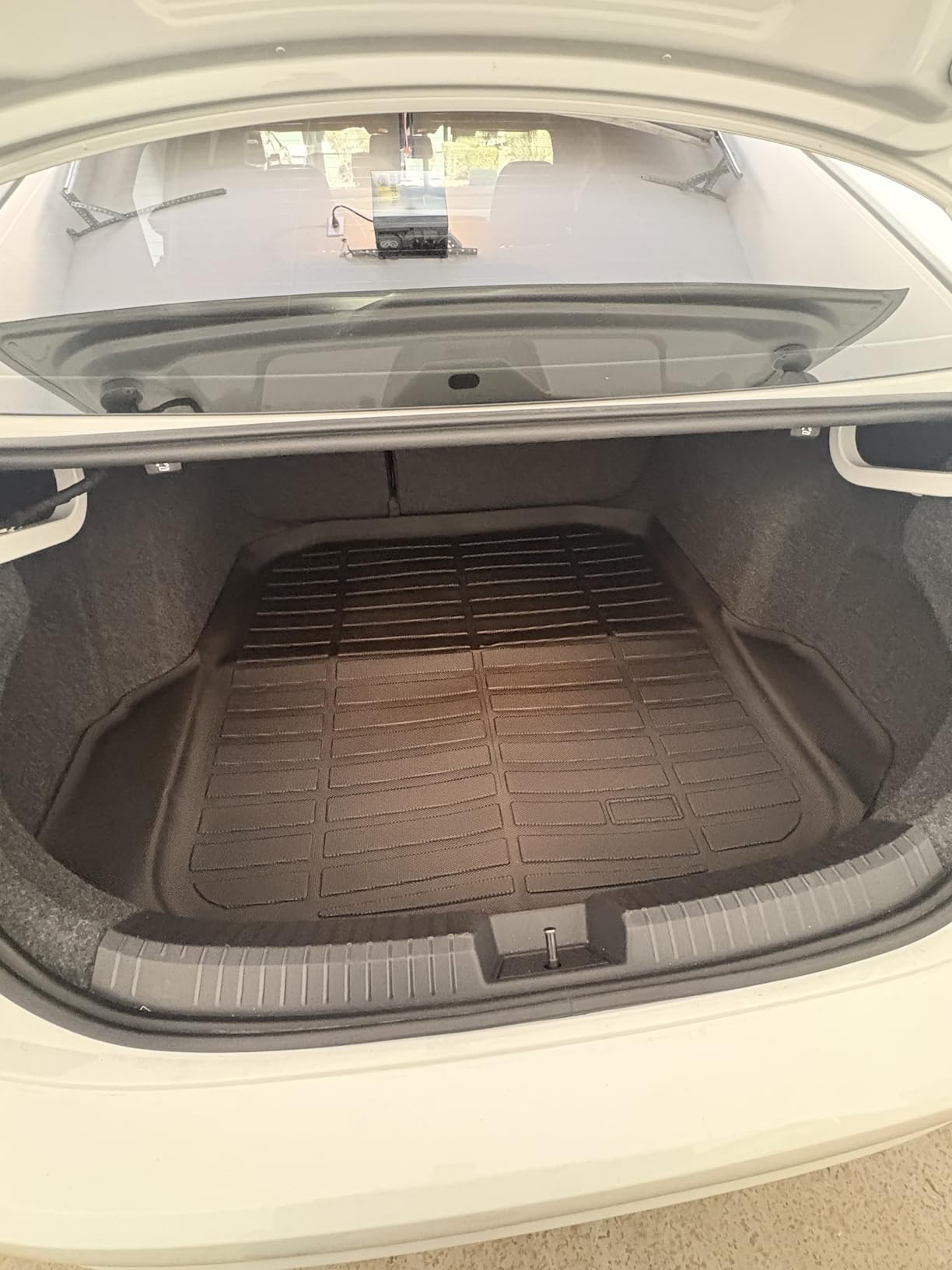 GINOWY-Floor Mats & Cargo Liner Set for Mazda 2024 2025 2026 CX-90 & CX90 PHEV (Fit for 7 & 8 Seats), TPE All Weather Mats Floor Liners Waterproof Trunk Mat Car Accessories CX90 customer photo 2