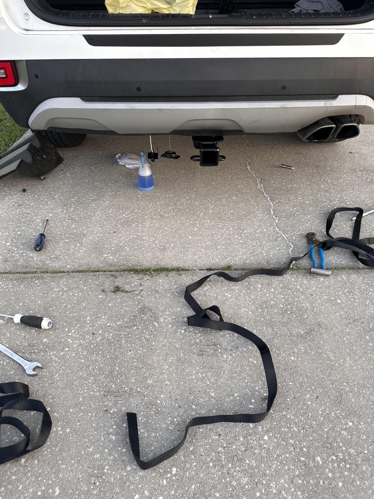 KUAFU Class 3 Trailer Hitch 2 Inch Receiver Compatible with 2020-2025 Hyundai Palisade & Kia Telluride Replace for 13427 Black Towing Hitch customer photo 1