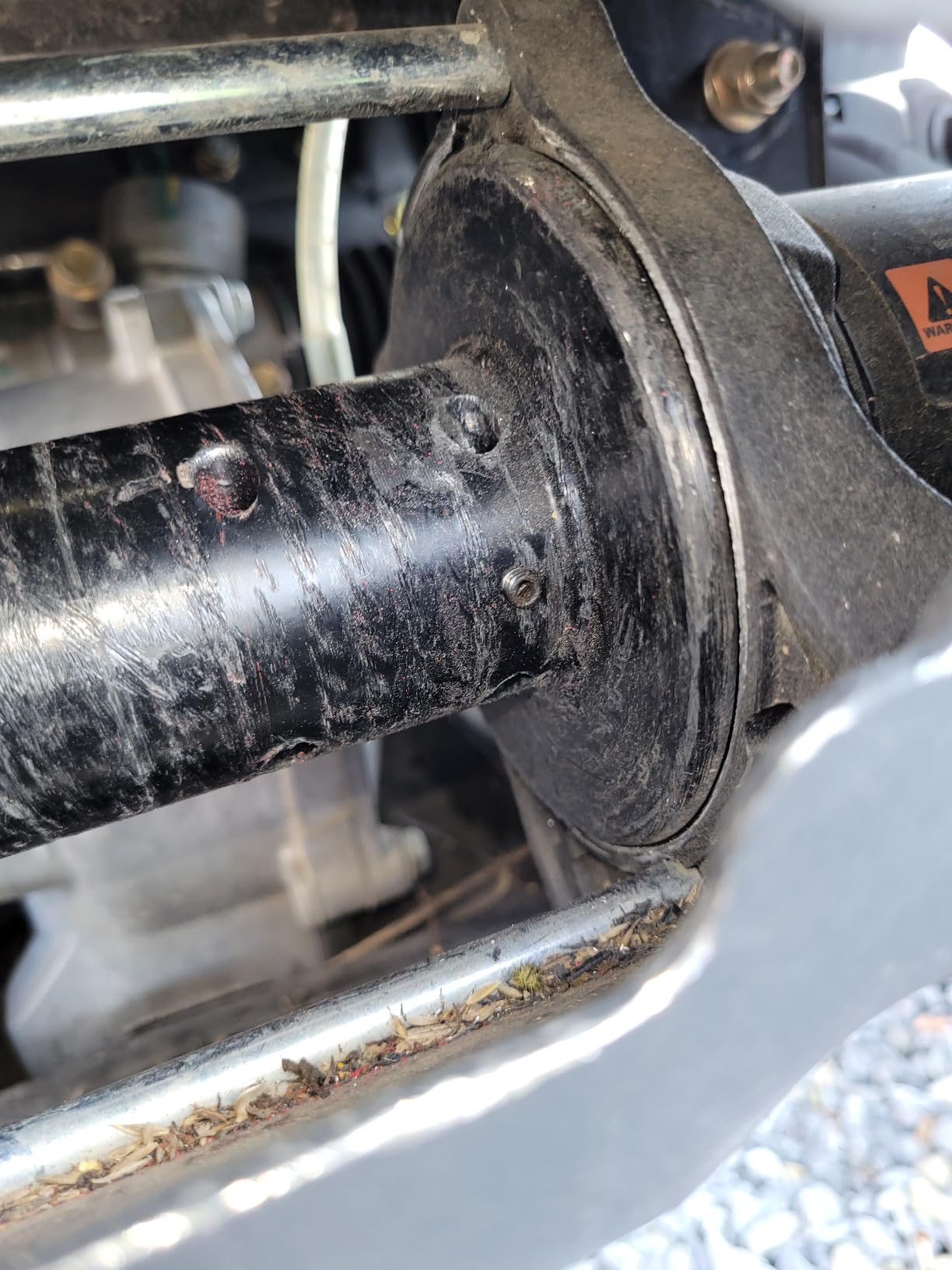 DAYDOOR Synthetic Winch Rope, 1/4 Inch x 50ft 10,000LBS Synthetic Winch Line, Winch Cable for Offroad Vehicle 4WD ATV UTV, Synthetic Rope with Forged Winch Hook and Rubber Stopper (Gray) customer photo 1