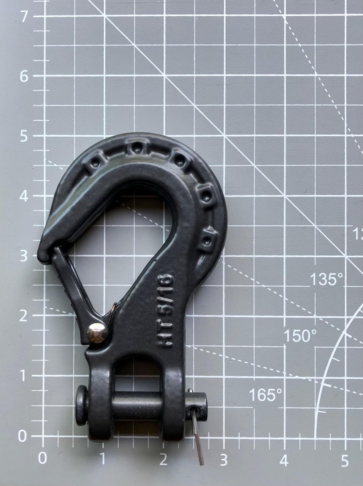 5/16'' Safety Steel Latch Winch Clevis Slip Hook Max 14,000lbs Work Load Limit Capacity Winch Hook for Off Road Vehicle ATV UTV Vehicle Winch Accessory customer photo 1