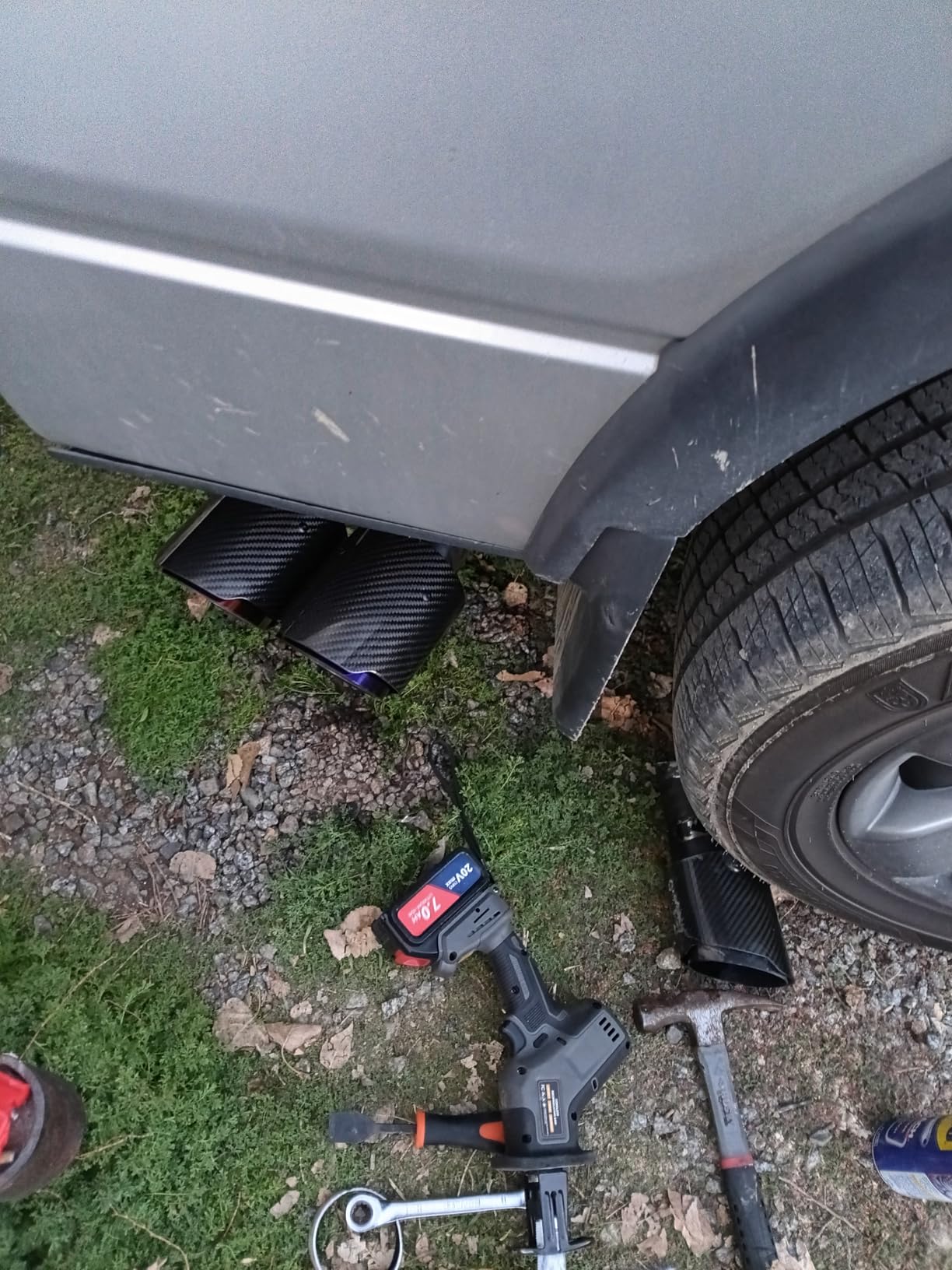 Carbon Fiber Exhaust Tips 2.5