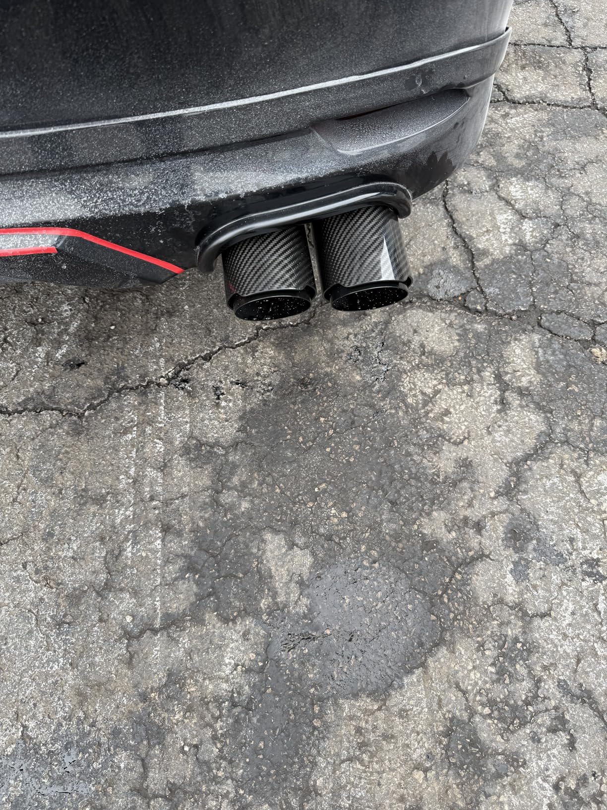 Carbon Fiber Exhaust Tips 2.5