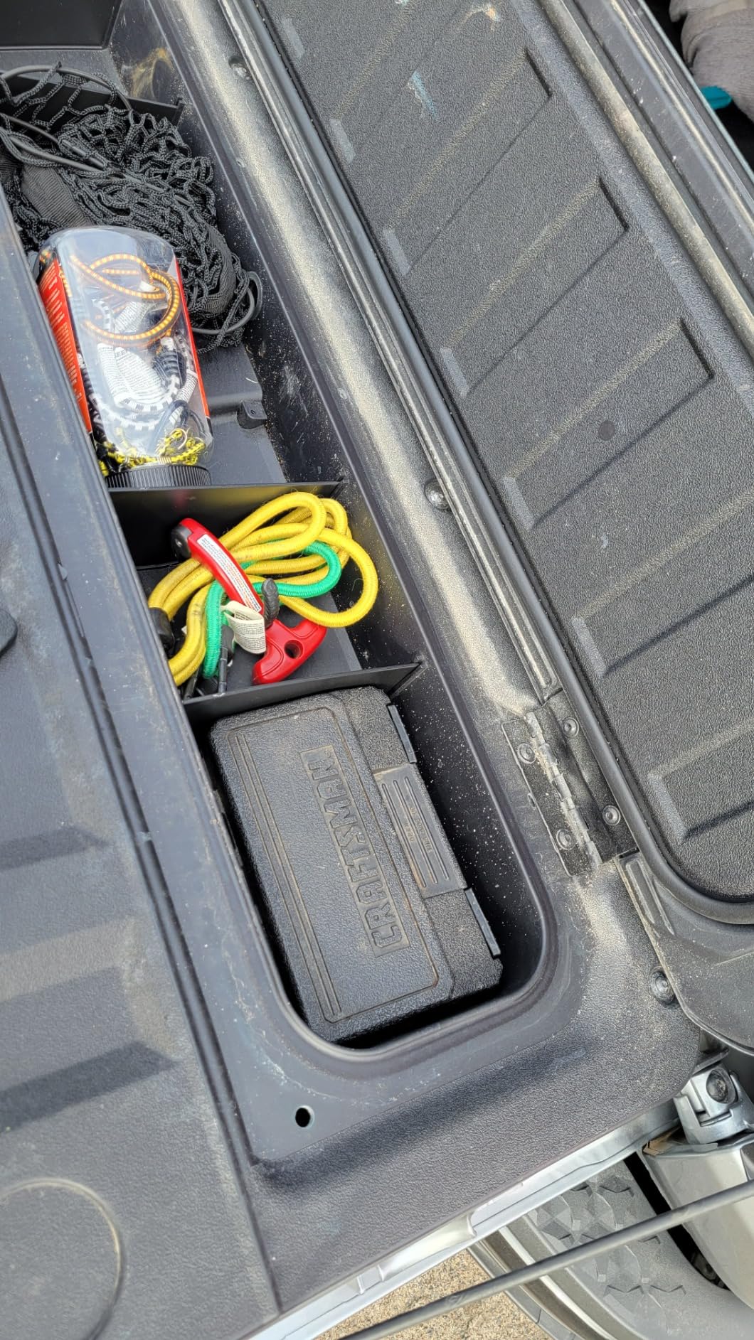 Muslogy for 2023-2026 Colorado & Canyon Tailgate Organizer Storage Divider 4PCS Black ABS Material Compatible with Chevy Colorado/GMC Canyon StowFlex Tailgate Accessories 2023 2024 2025 2026 customer photo 1