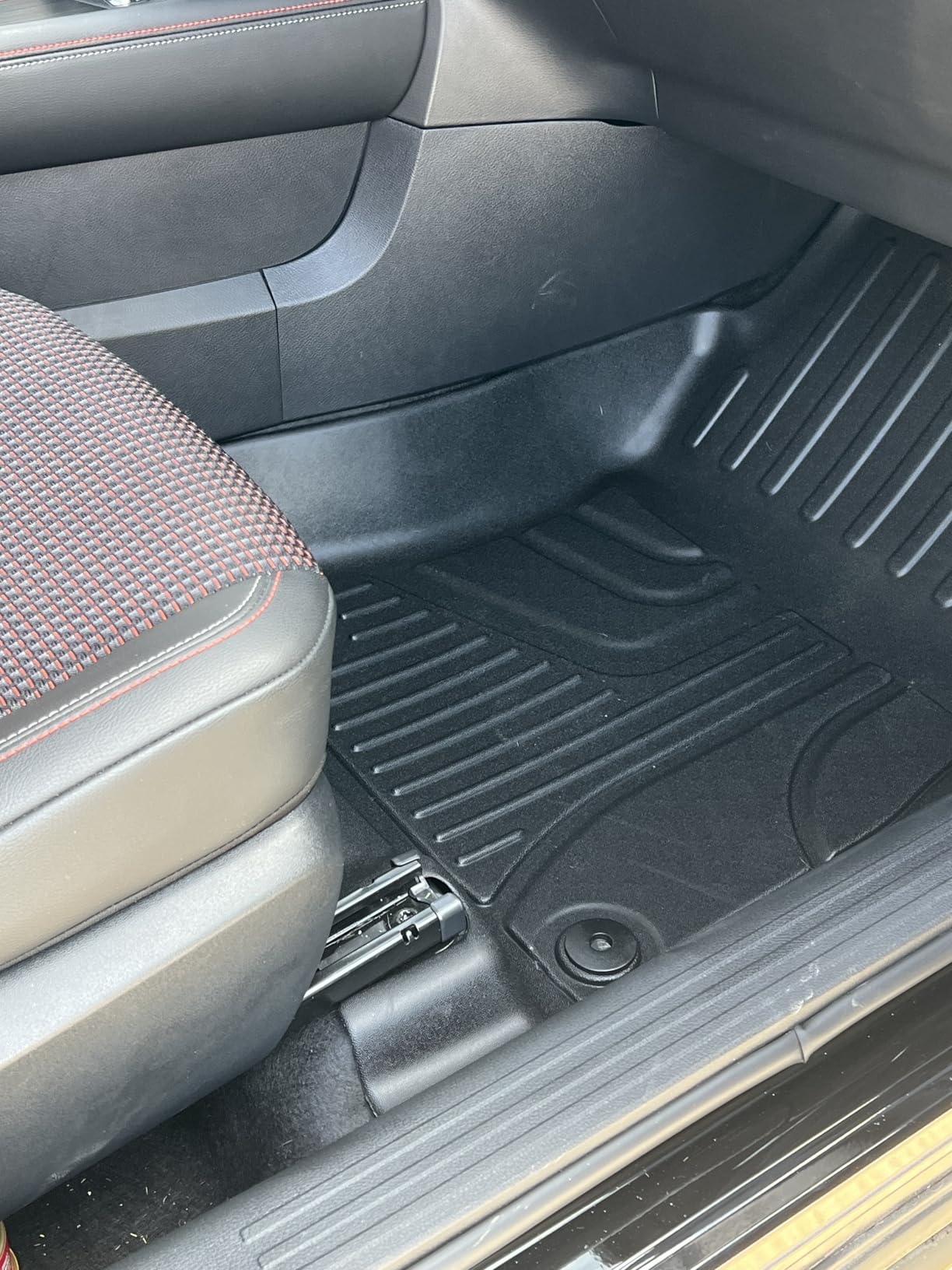 All Weather Floor Mats Fit for Nissan Pathfinder 2022-2025(8 Seat), 1st & 2nd & 3rd Row Full Set, Heavy Duty Car Floor Liners-Black Pathfinder Accessories customer photo 1