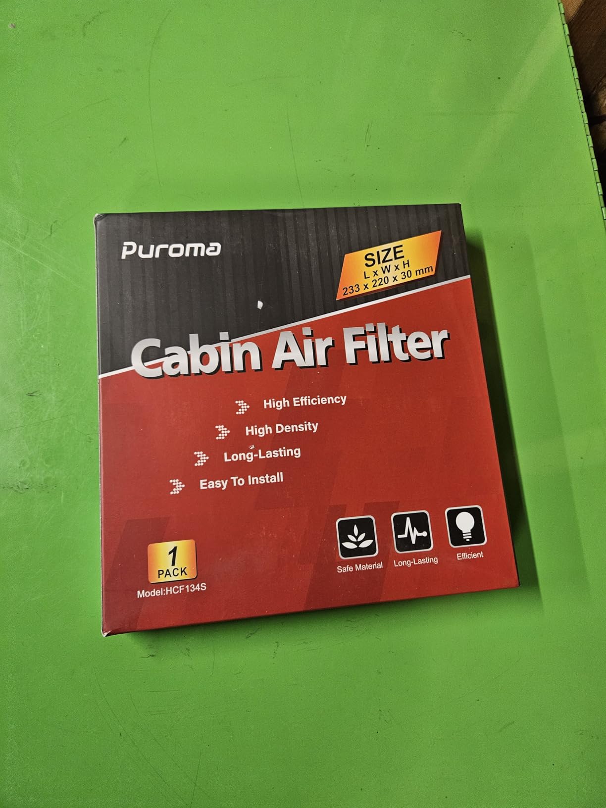 Puroma 1 Pack Cabin Air Filter with Activated Carbon Replacement for CP182, CF11182, Compatible with Honda CR-V, Civic, Accord, Odyssey, HR-V, Clarity, CR-Z, Fit, Insight, Acura MDX, RDX, TLX, Integra customer photo 2